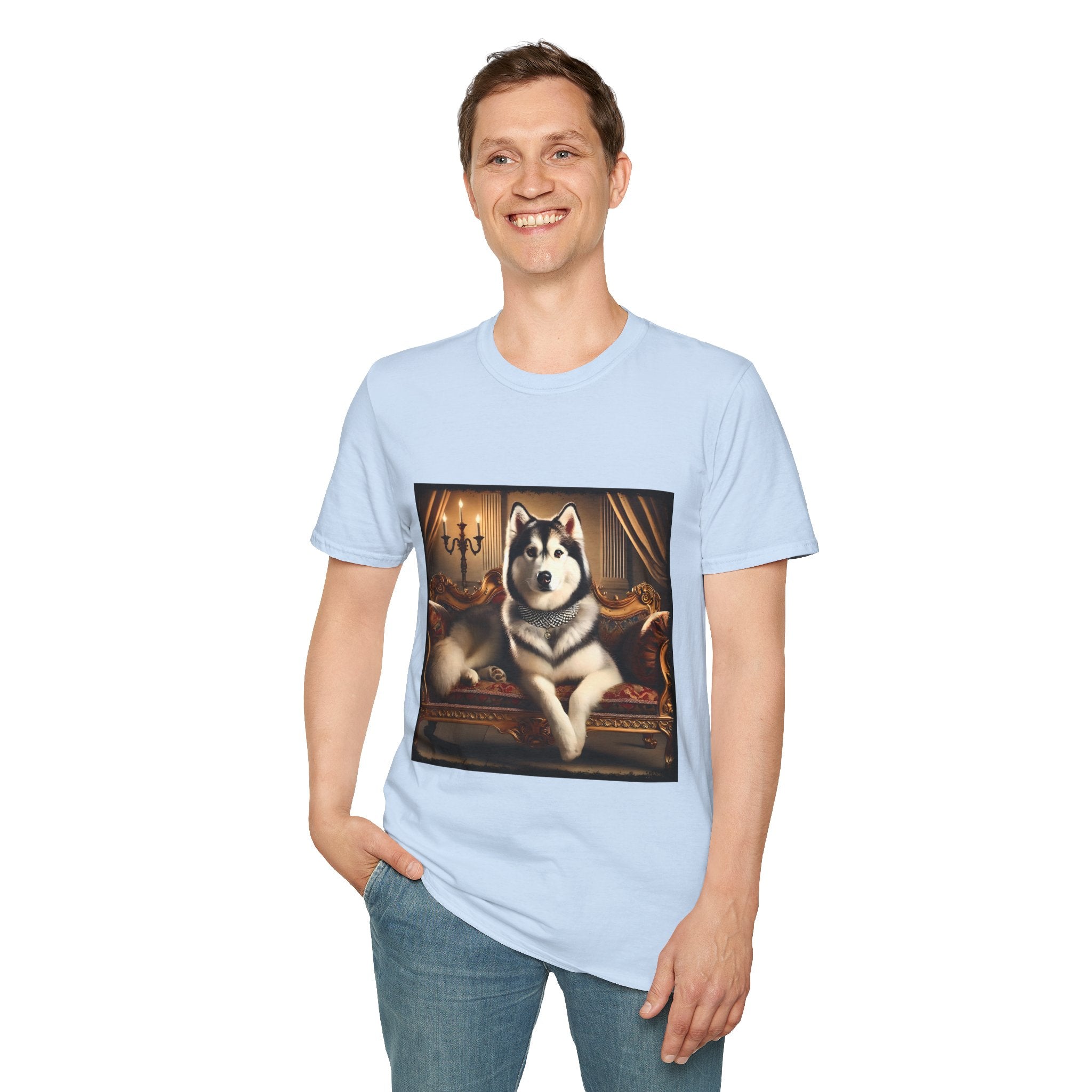 Siberian Husky Poised Princess | Unisex Dog T-Shirt