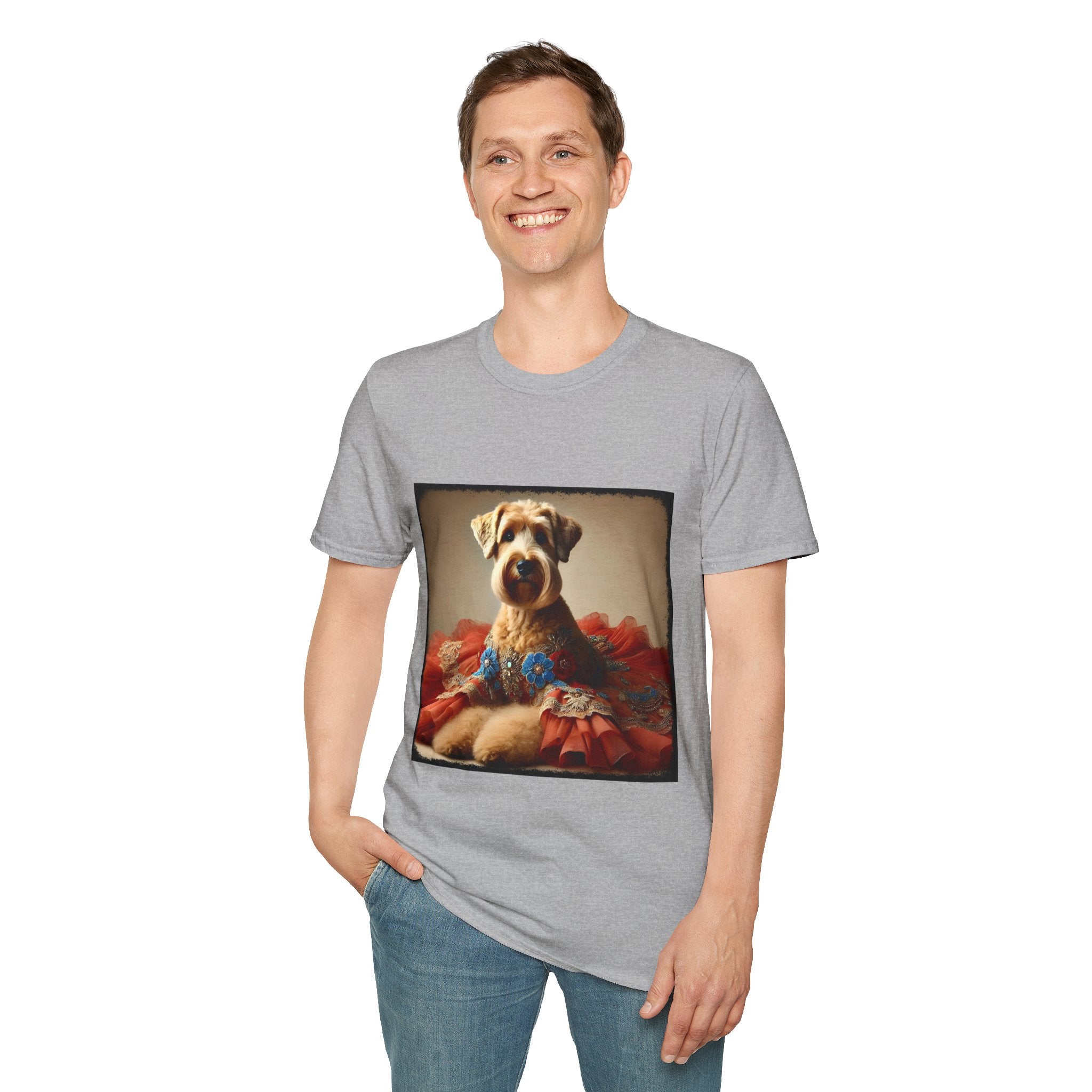 Wheaten Terrier Glitzy Gal | Unisex Dog T-Shirt