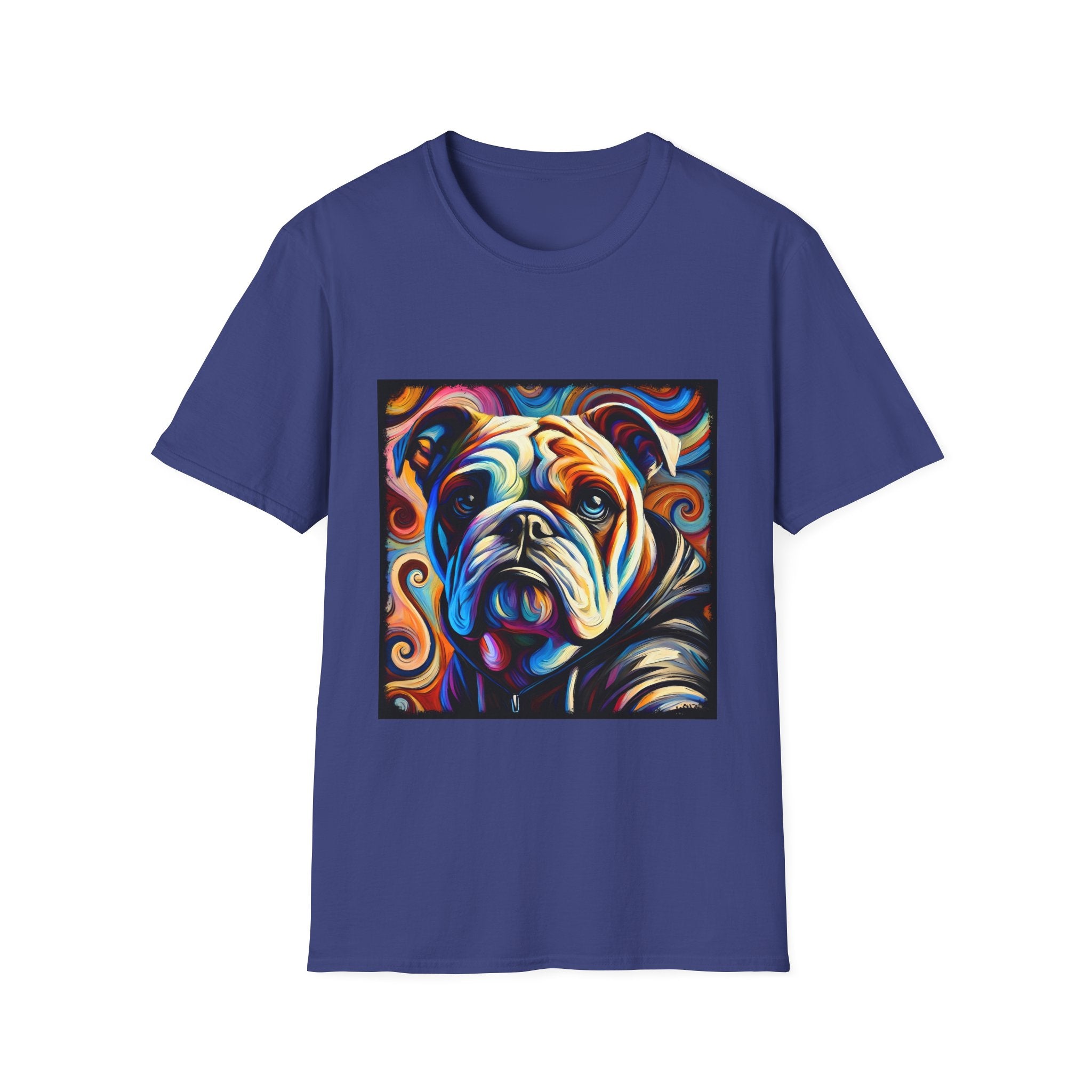 Bulldog Relaxed Swirl | Unisex Dog T-Shirt