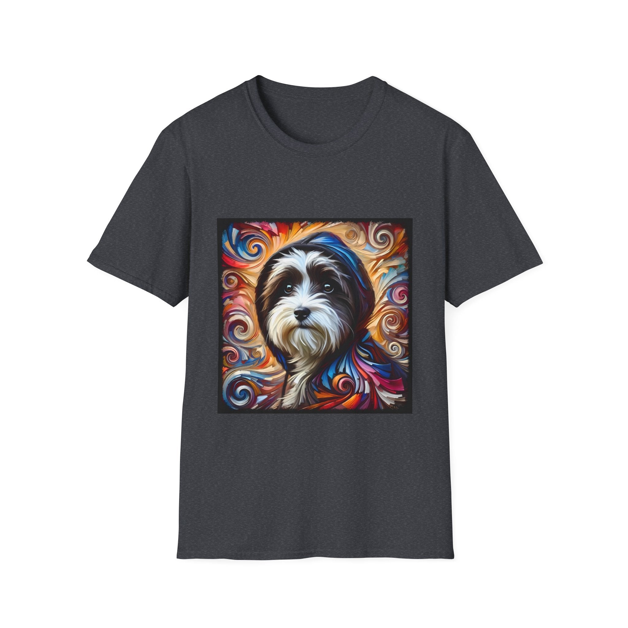 Havanese Relaxed Swirl |  Unisex Dog T-Shirt