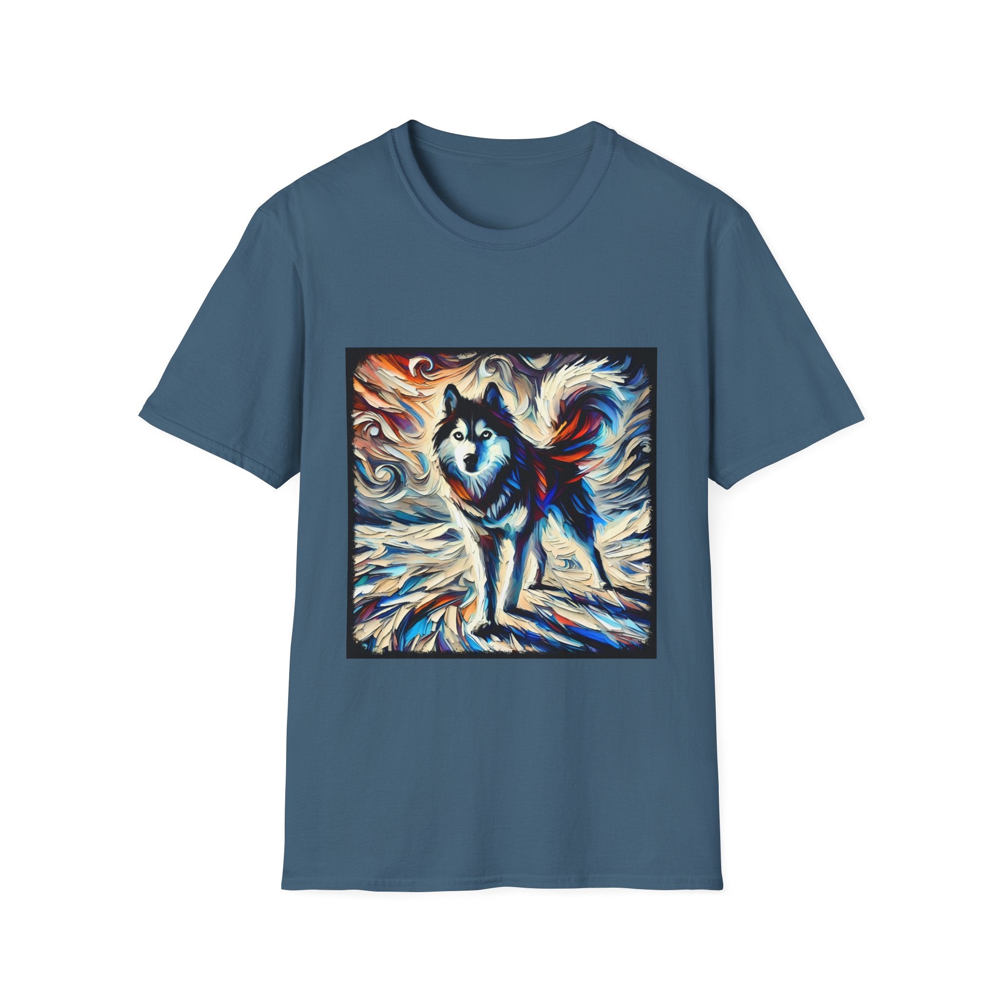 Siberian Husky Vivid Dream Swirl | Unisex Dog T-Shirt