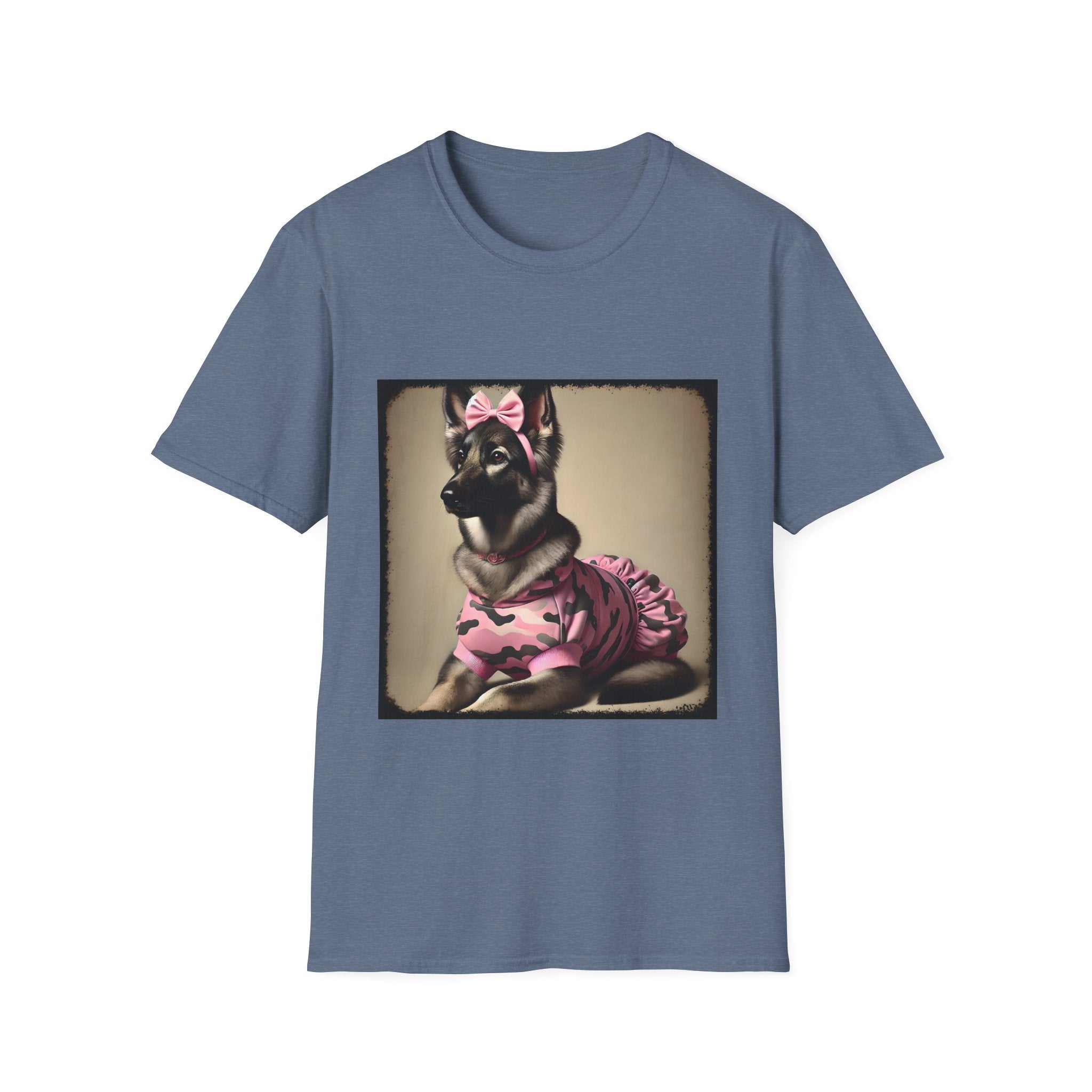 German Shepherd Camo Cutie II | Unisex Dog T-Shirt