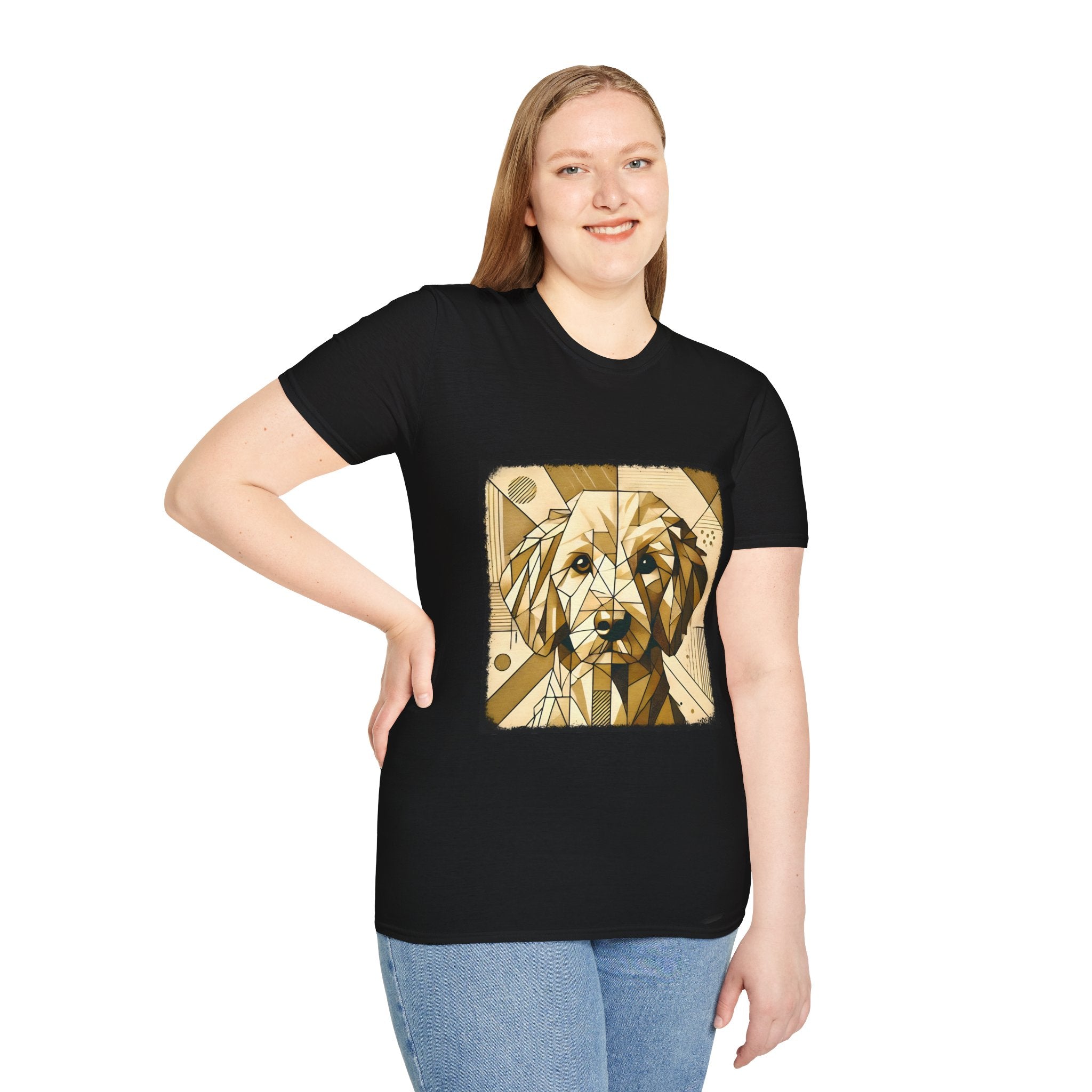 Golden Retriever Golden Geometric | Unisex Dog T-Shirt
