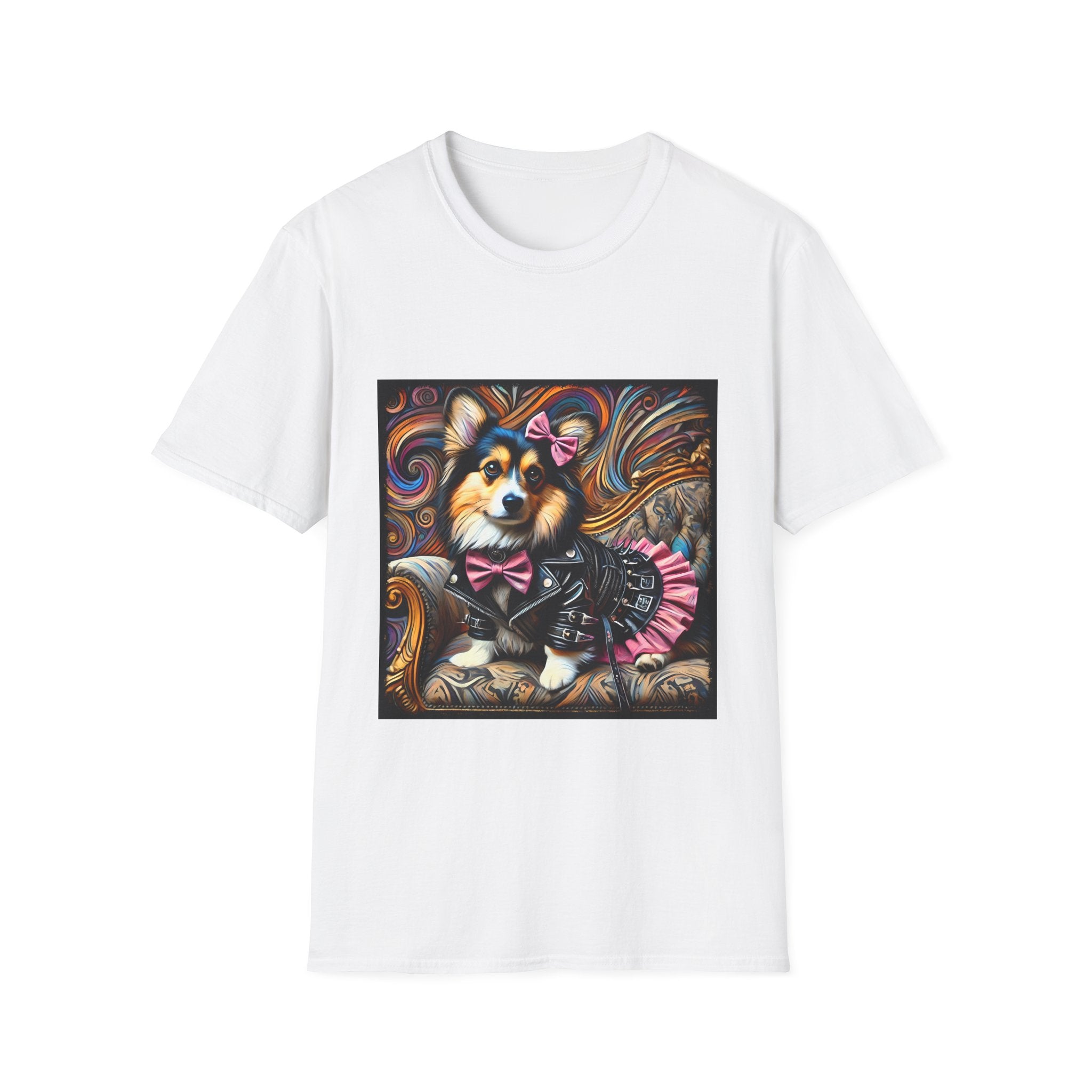 Pembroke Welsh Corgi Edgy Rocker II | Unisex Dog T-Shirt