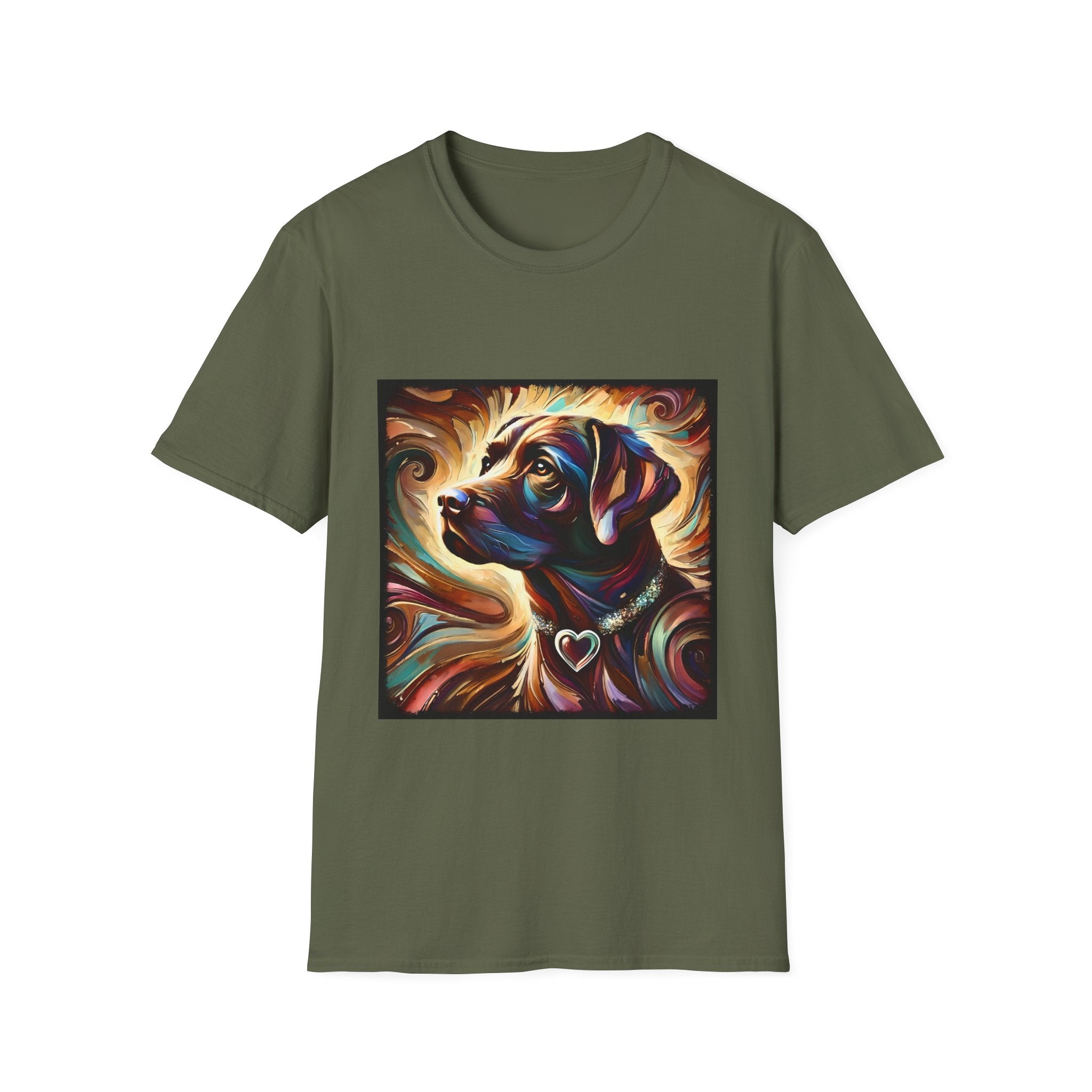 Labrador Retriever Warm Heart Swirl | Unisex Dog T-Shirt