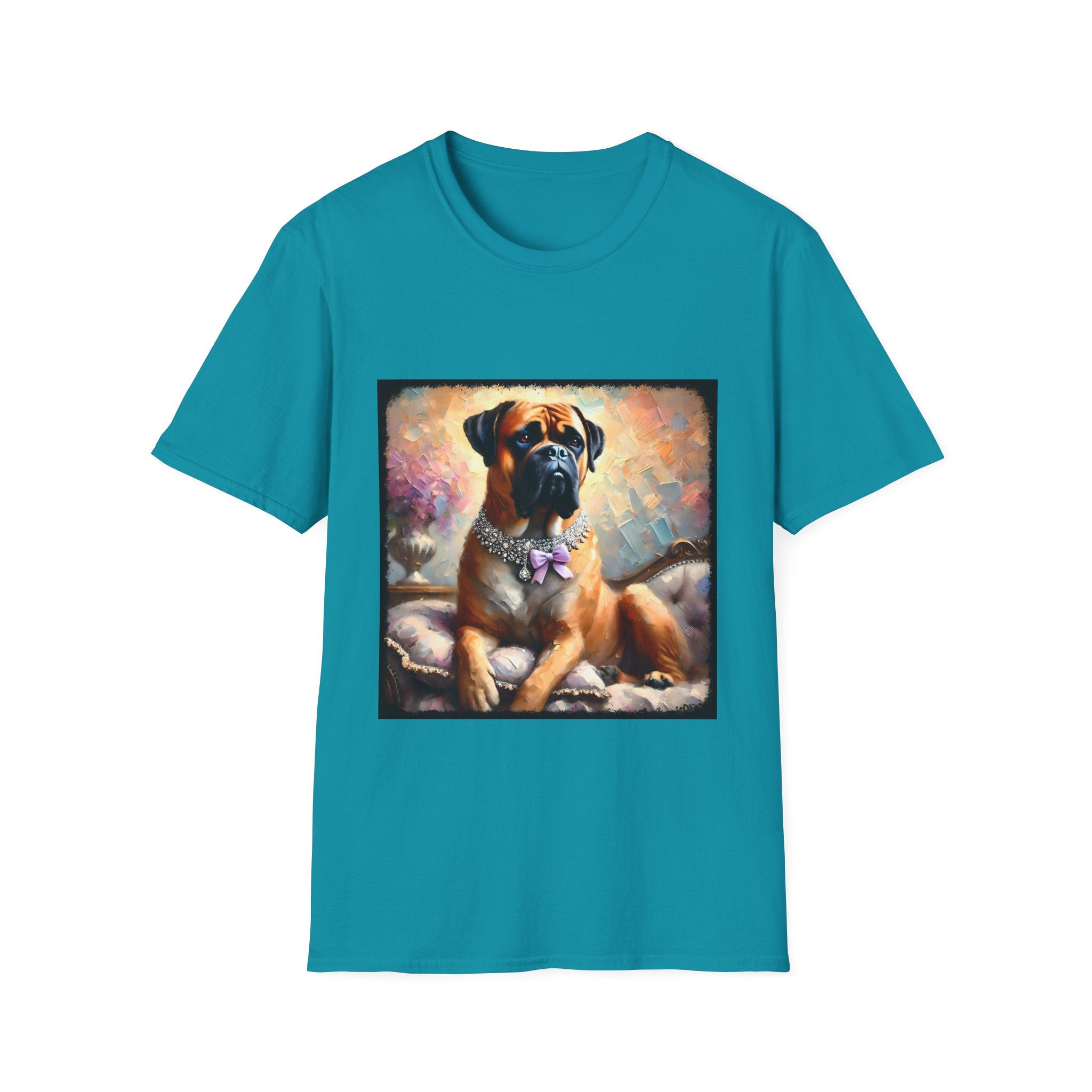 Bullmastiff Purple Bow Classic | Unisex Dog T-Shirt