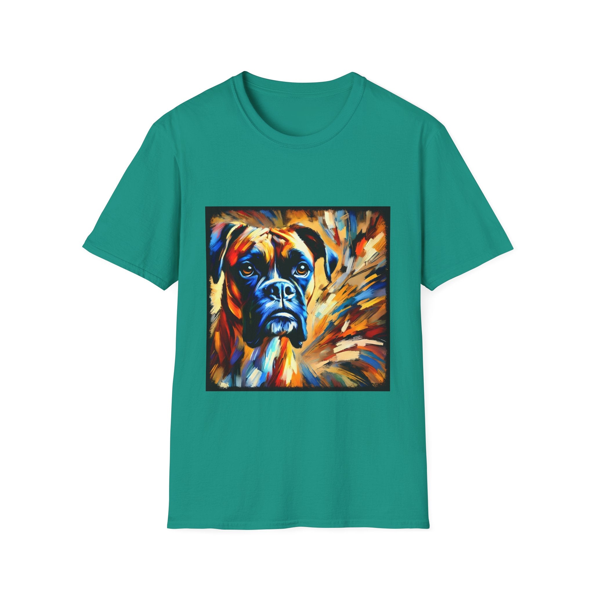 Boxer Sunburst Swirl  | Unisex Dog T-Shirt