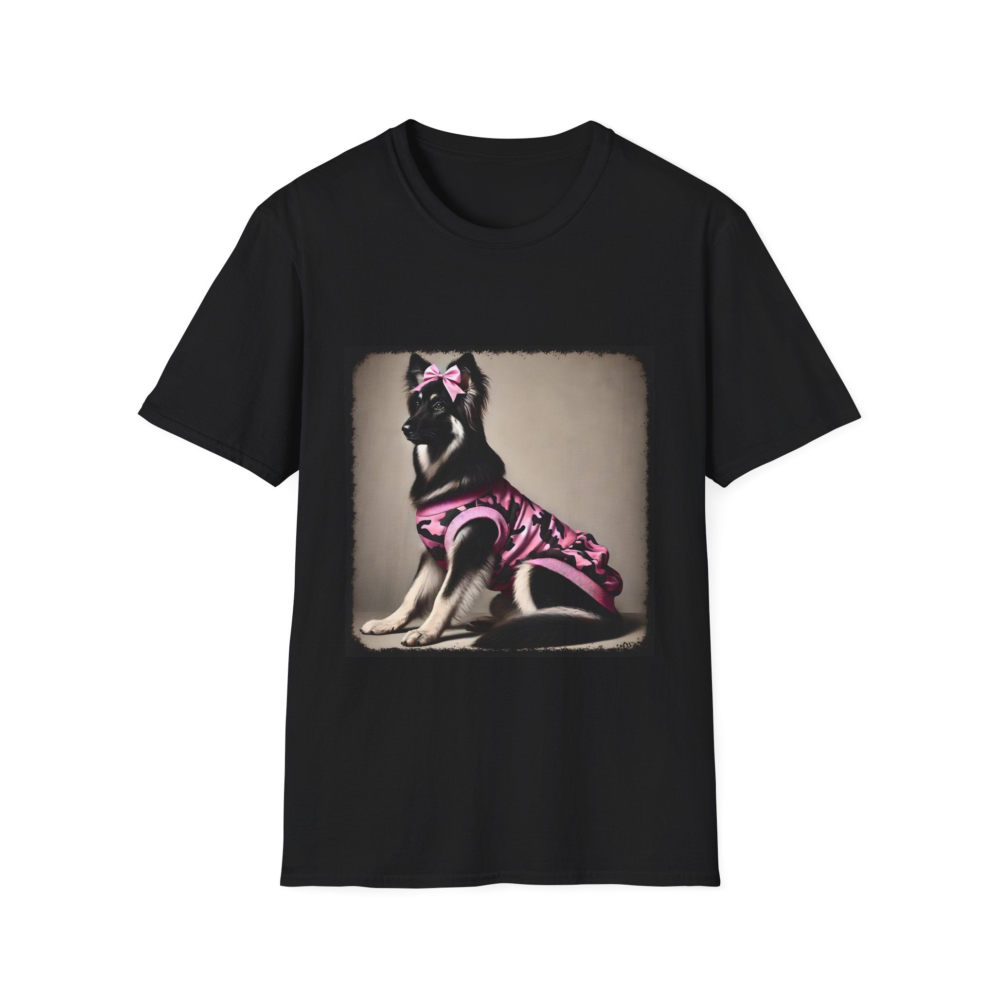 German Shepherd Pink Camo Cutie | Unisex Dog T-Shirt