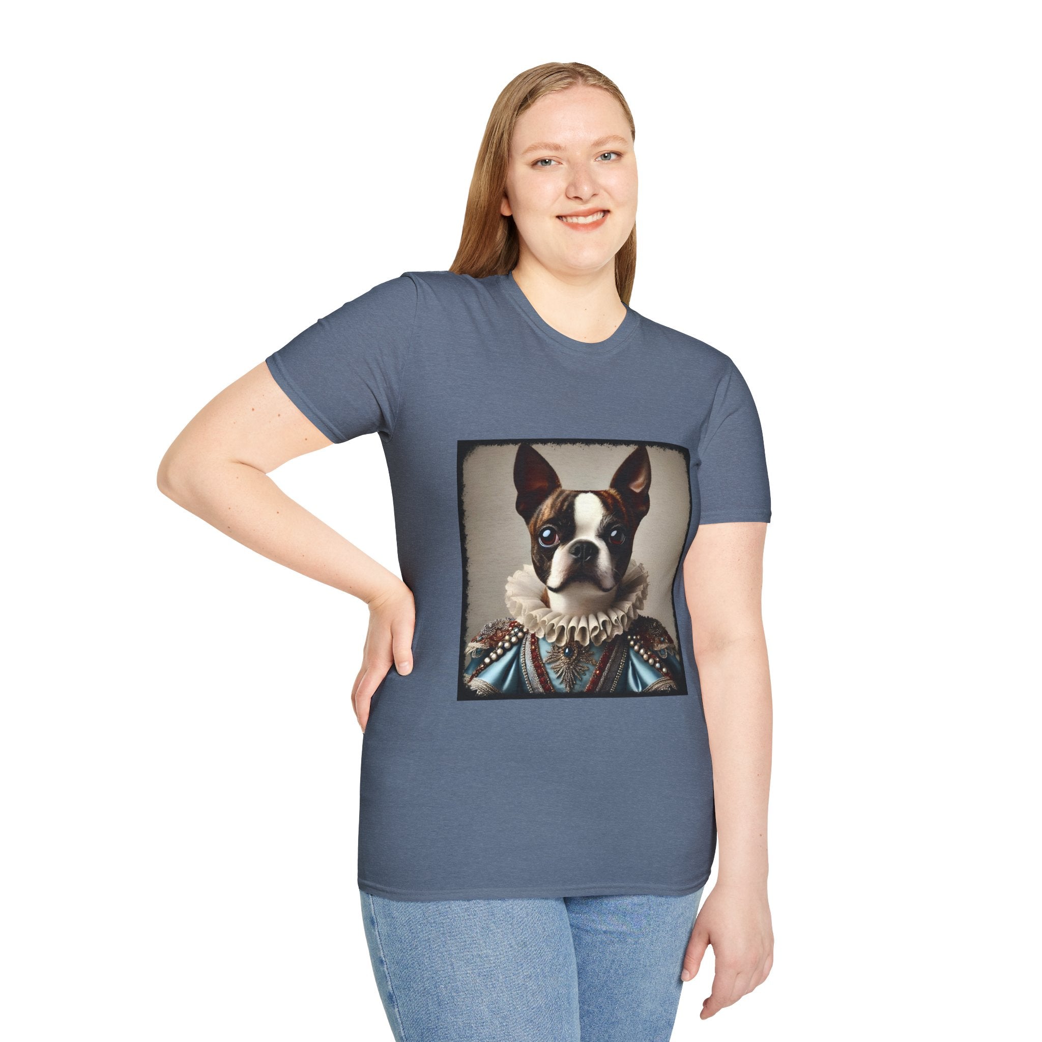 Boston Terrier Bougie Brindle | Unisex Dog T-Shirt