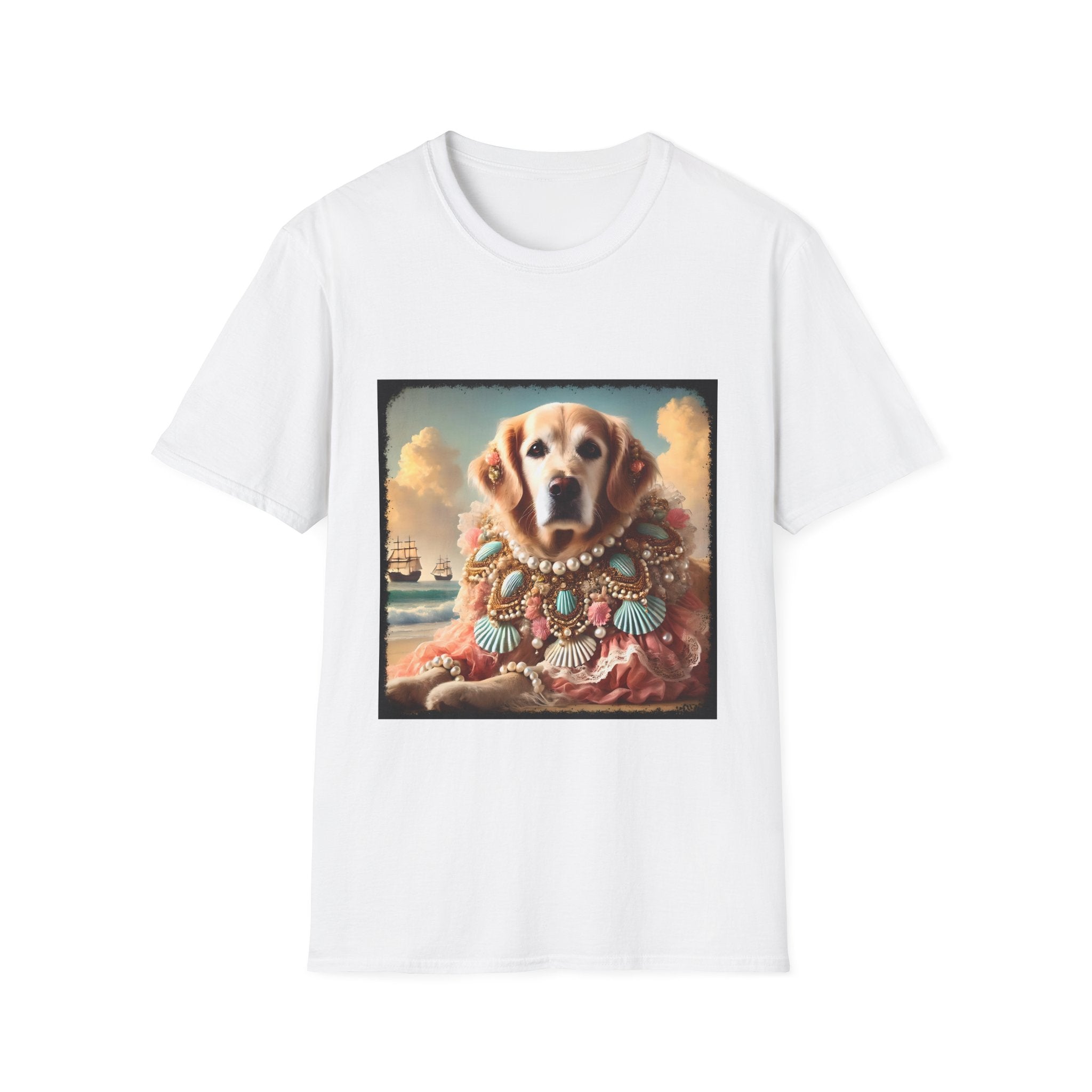 Golden Retriever Beach Beauty | Unisex Dog T-Shirt
