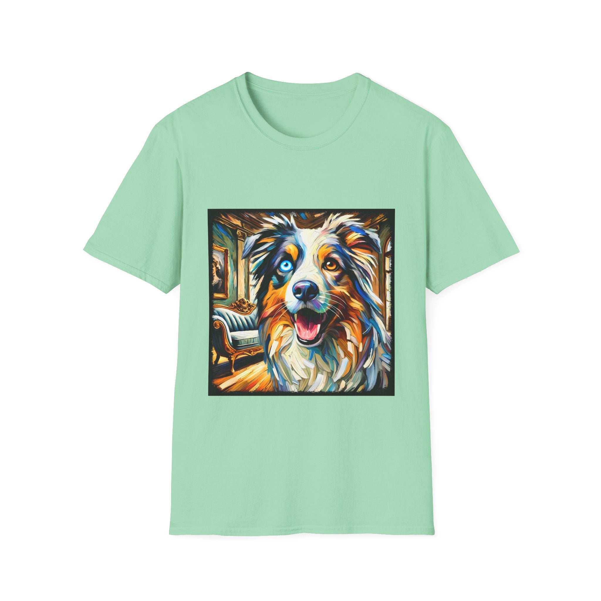 Australian Shepherd Blissful Swirl | Unisex Dog T-Shirt