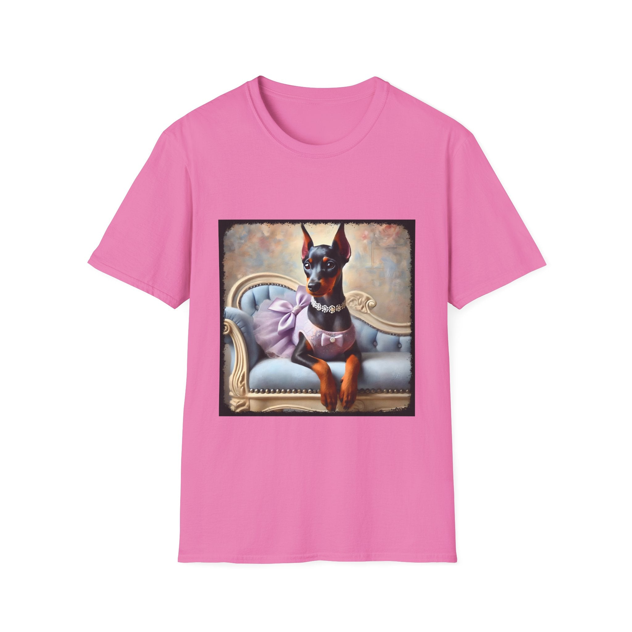 Doberman Pinscher Purple Princess Classic | Unisex Dog T-Shirt