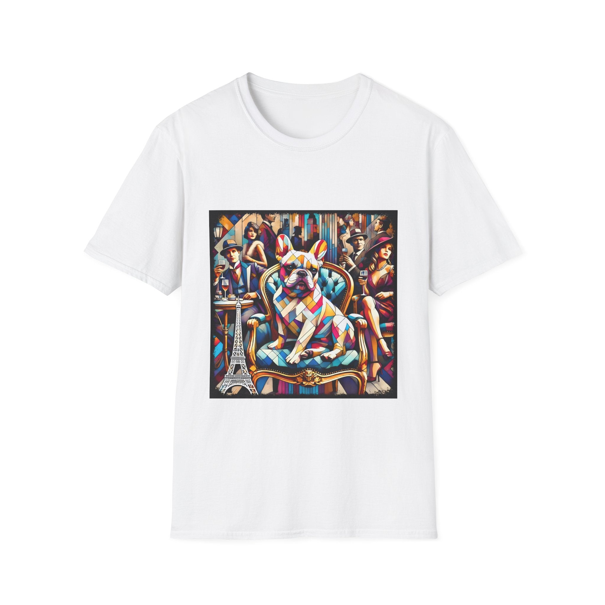 French Bulldog Paris Pixel Classic | Unisex Dog T-Shirt
