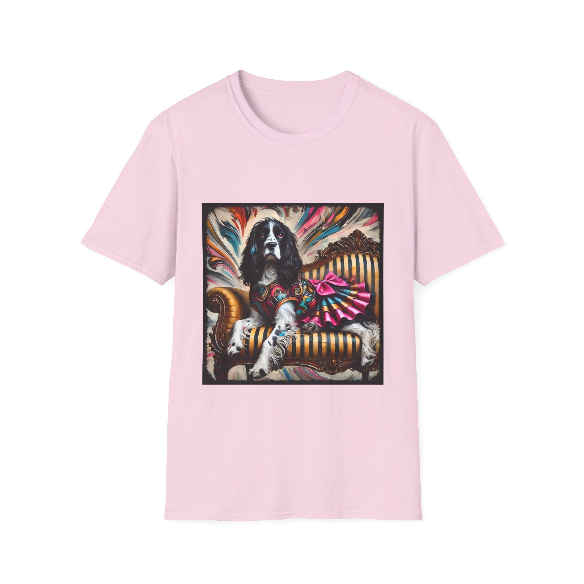 English Springer Spaniel Rebel Rocker | Unisex Dog T-Shirt