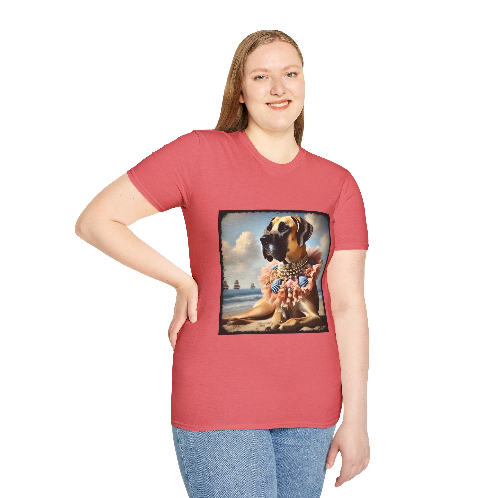 Great Dane Seaside Queen | Unisex Dog T-Shirt
