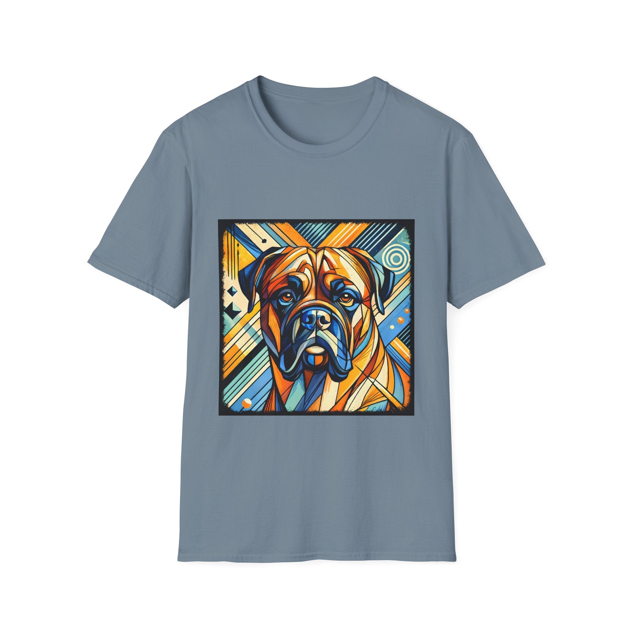 Bullmastiff Warm Geometric | Unisex Dog T-Shirt