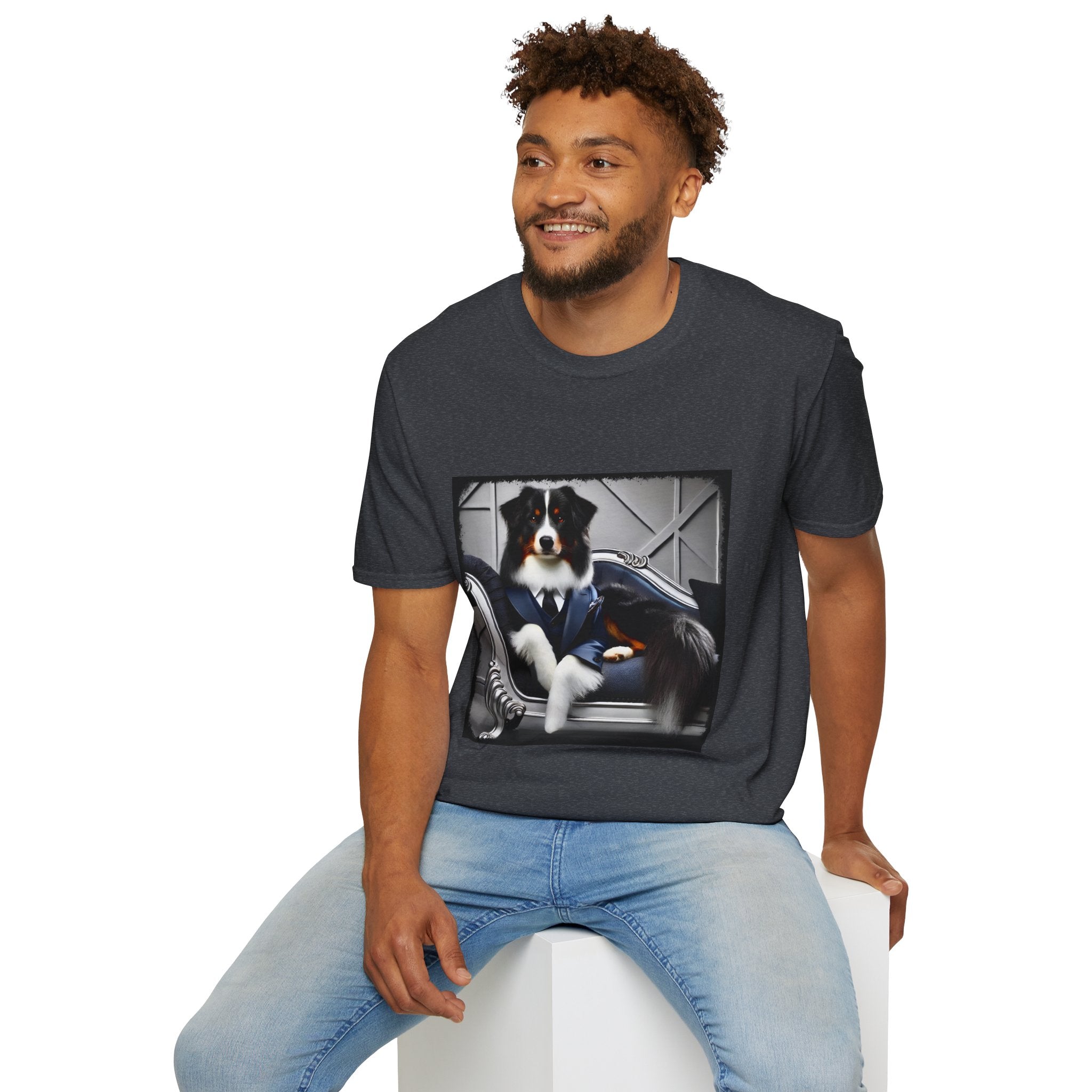 Australian Shepherd Mister Wag | Unisex Dog T-Shirt