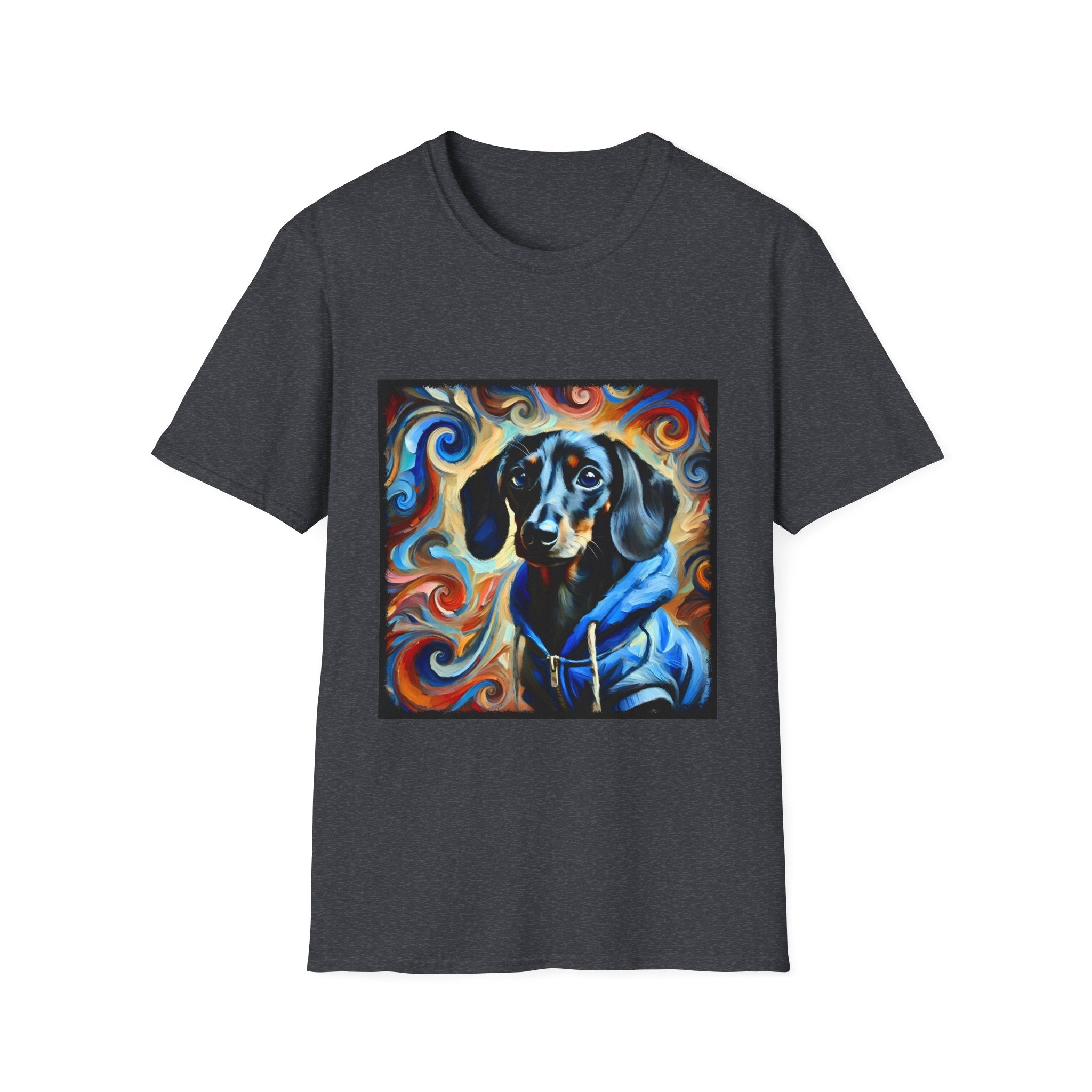 Dachshund Urban Edge Swirl | Unisex Dog T-Shirt