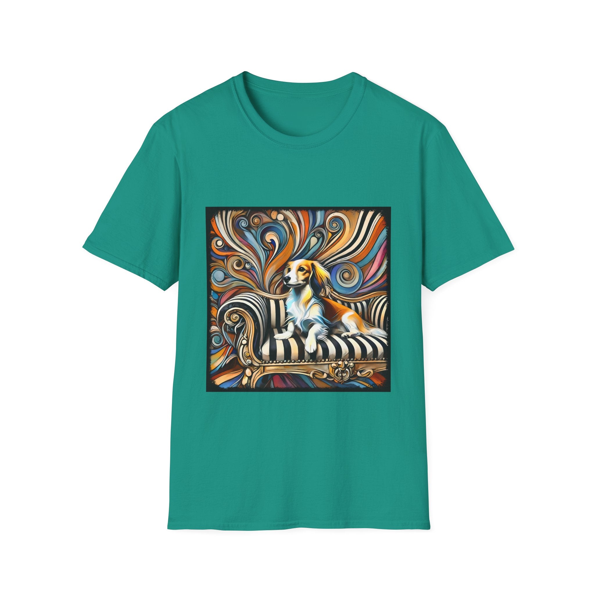Dachshund Chic Swirl | Unisex Dog T-Shirt