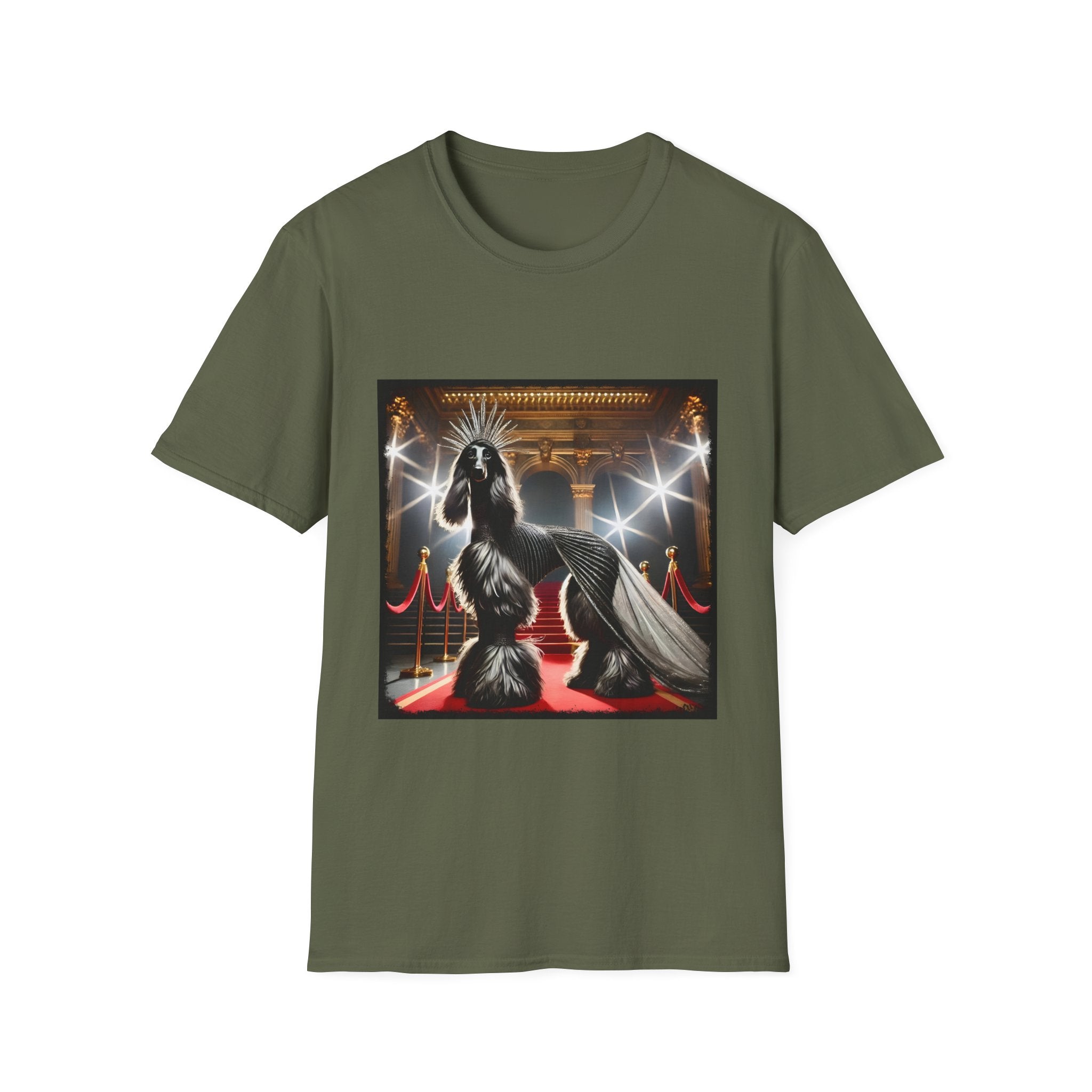 Afghan Hound Runway Royalty | Unisex Dog T-Shirt