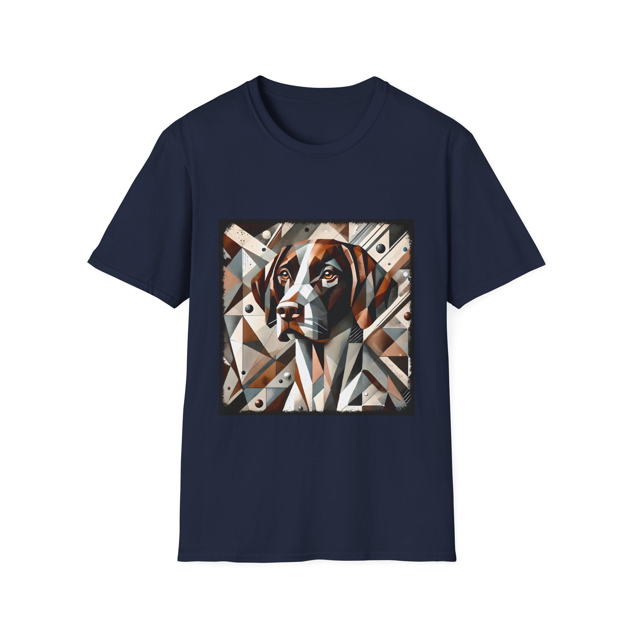 German Shorthaired Pointer Warm Geometric | Unisex Dog T-Shirt