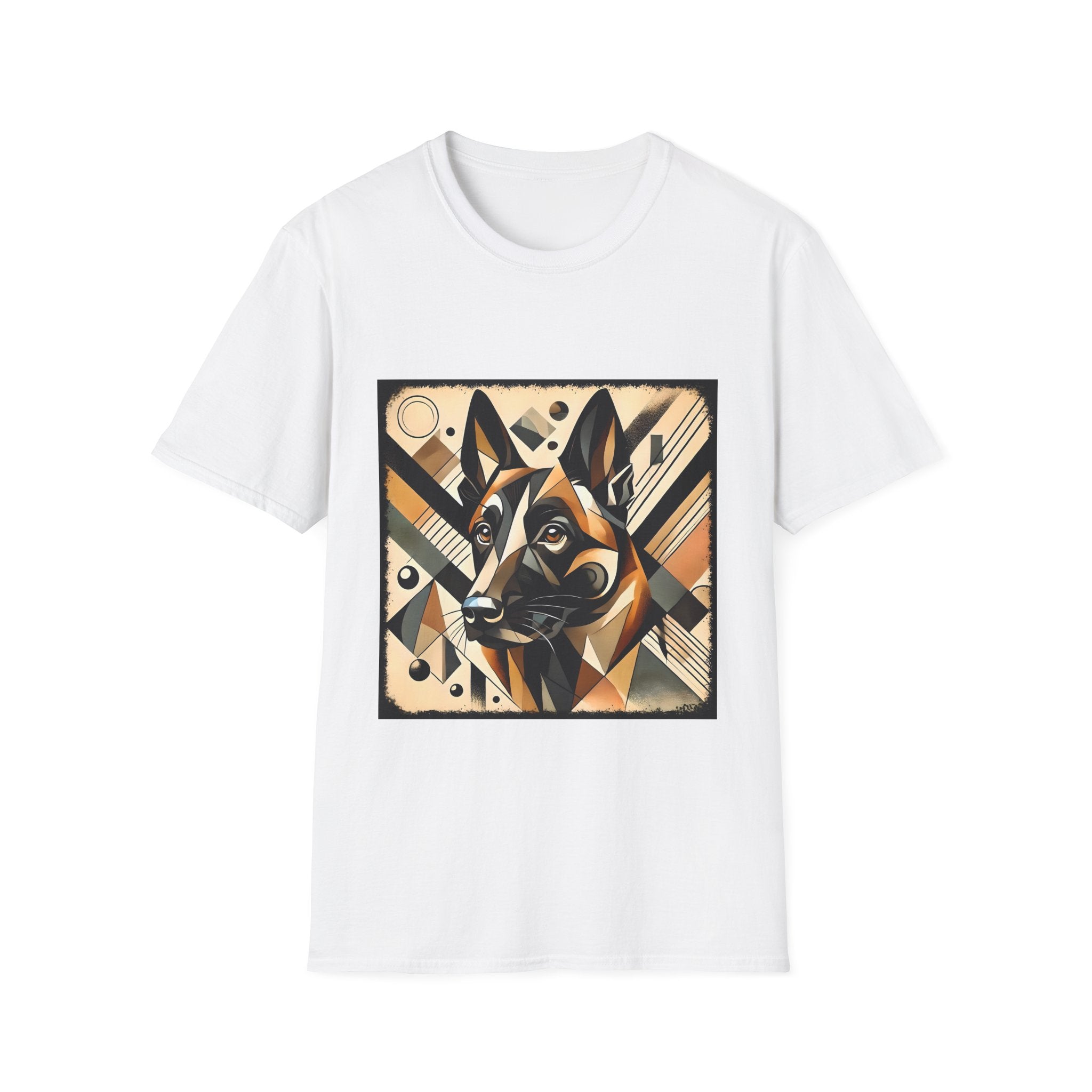 Belgian Malinois Bold Geometric | Unisex Dog T-Shirt