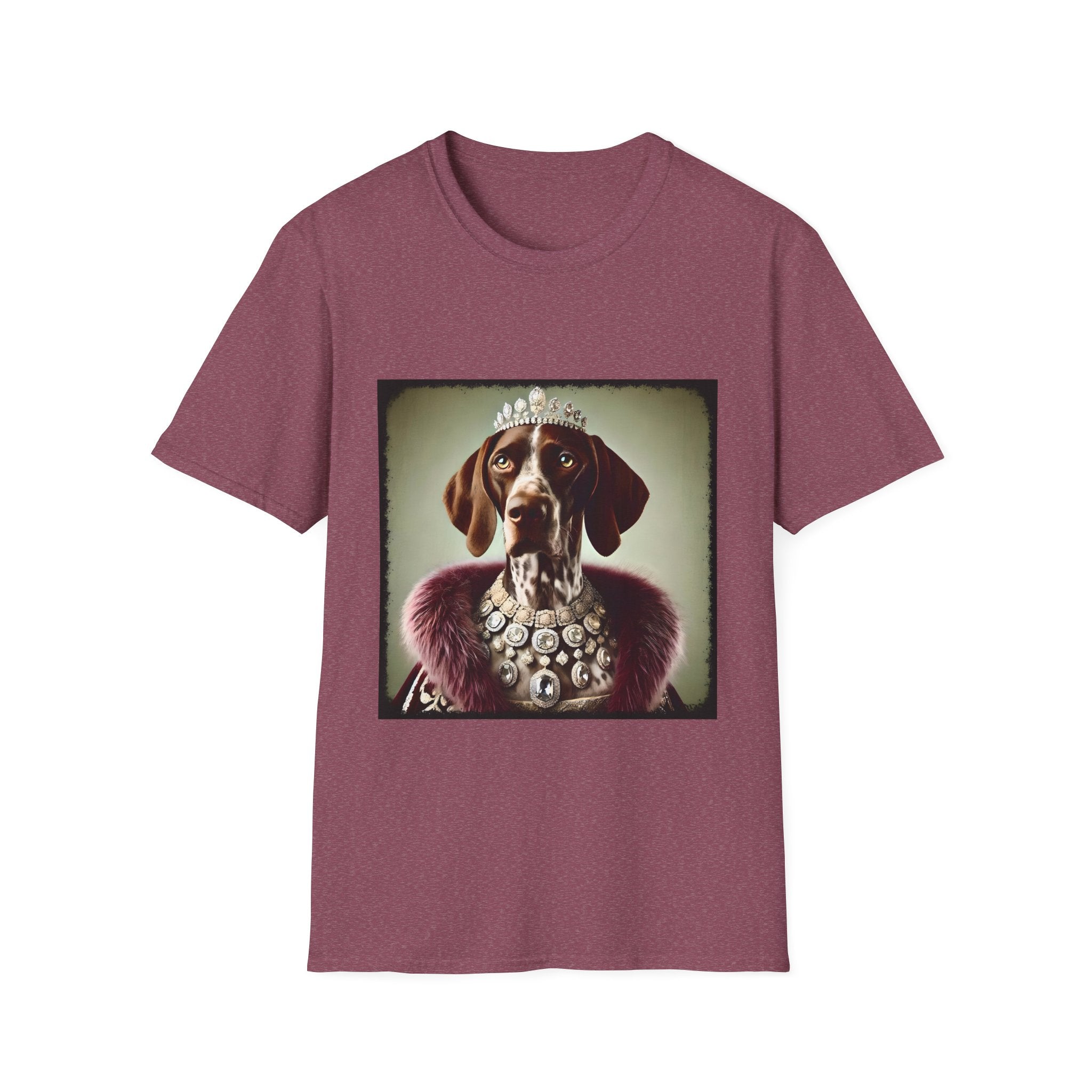 German Shorthaired Pointer Crystal Queen | Unisex Dog T-Shirt