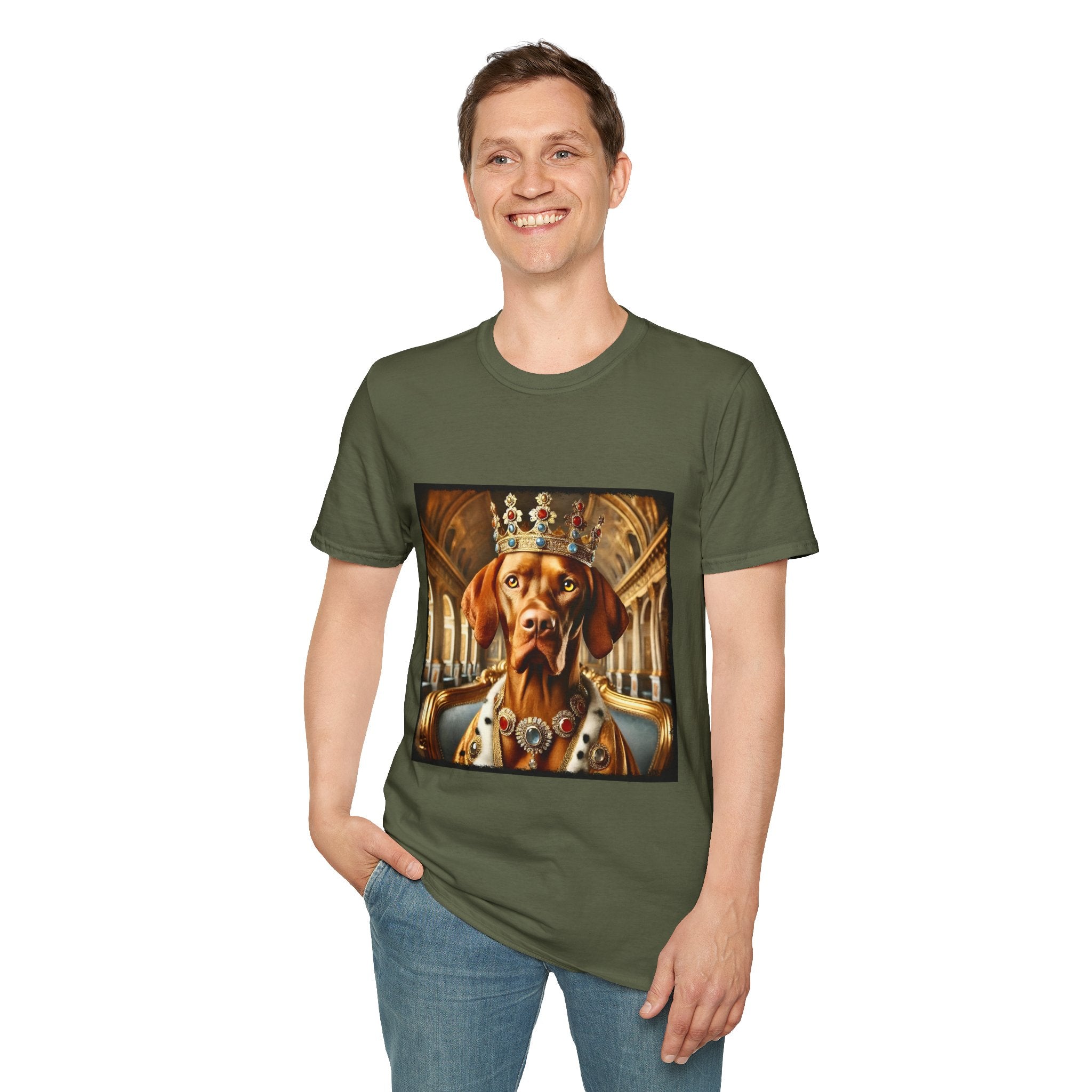 Vizsla King Supreme | Unisex Dog T-Shirt