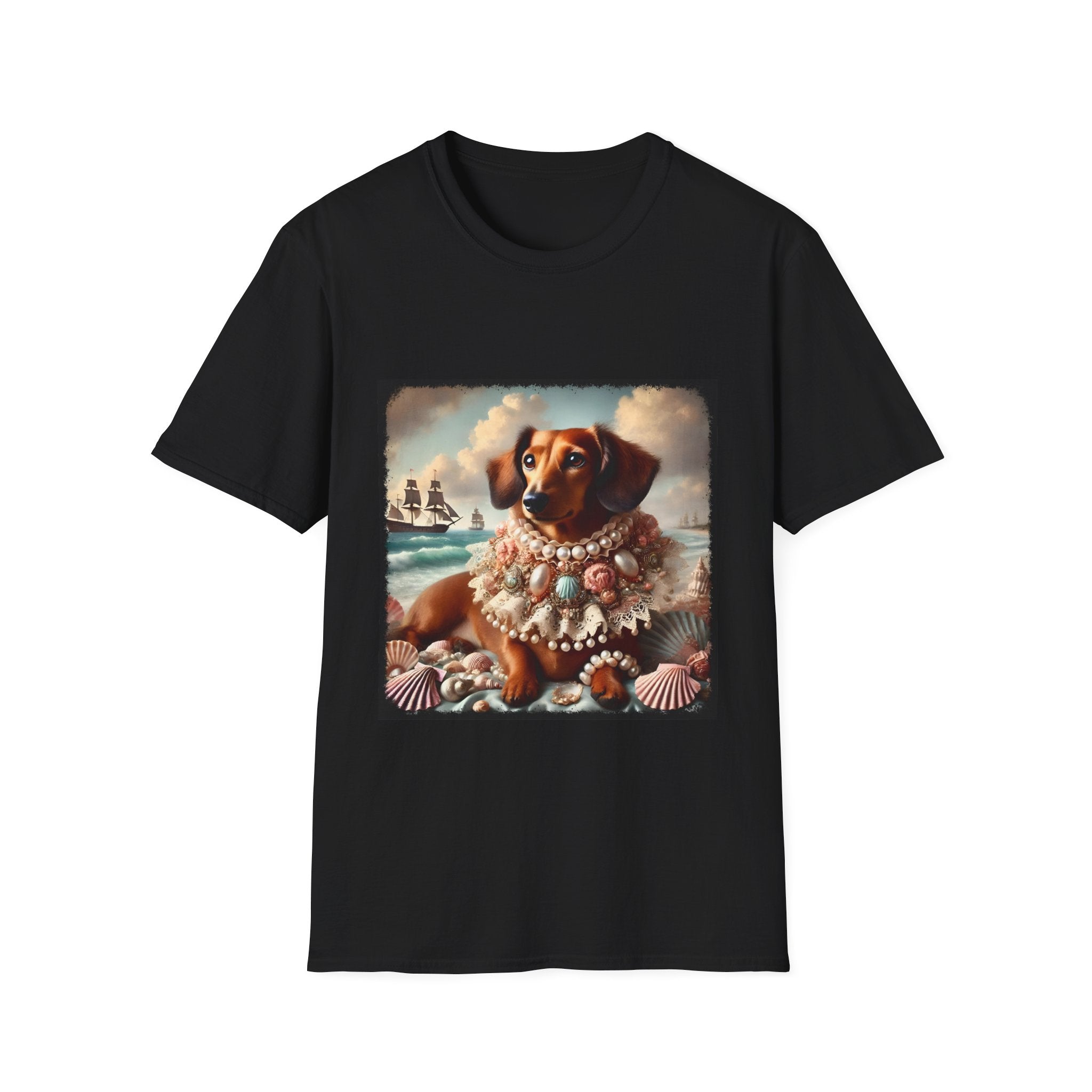 Dachshund Ocean Muse | Unisex Dog T-Shirt