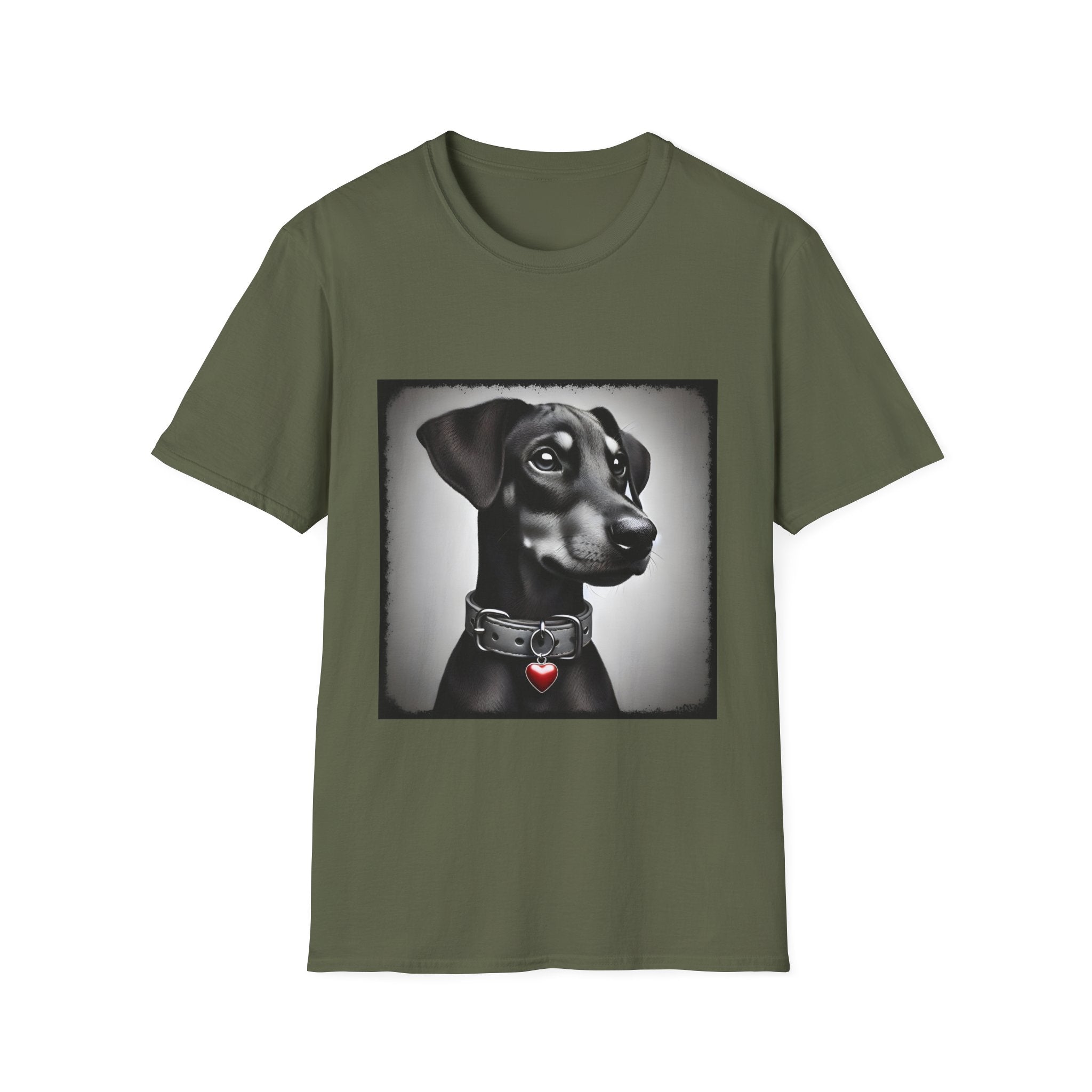 Doberman Pinscher Heart Charmer | Unisex Dog T-Shirt