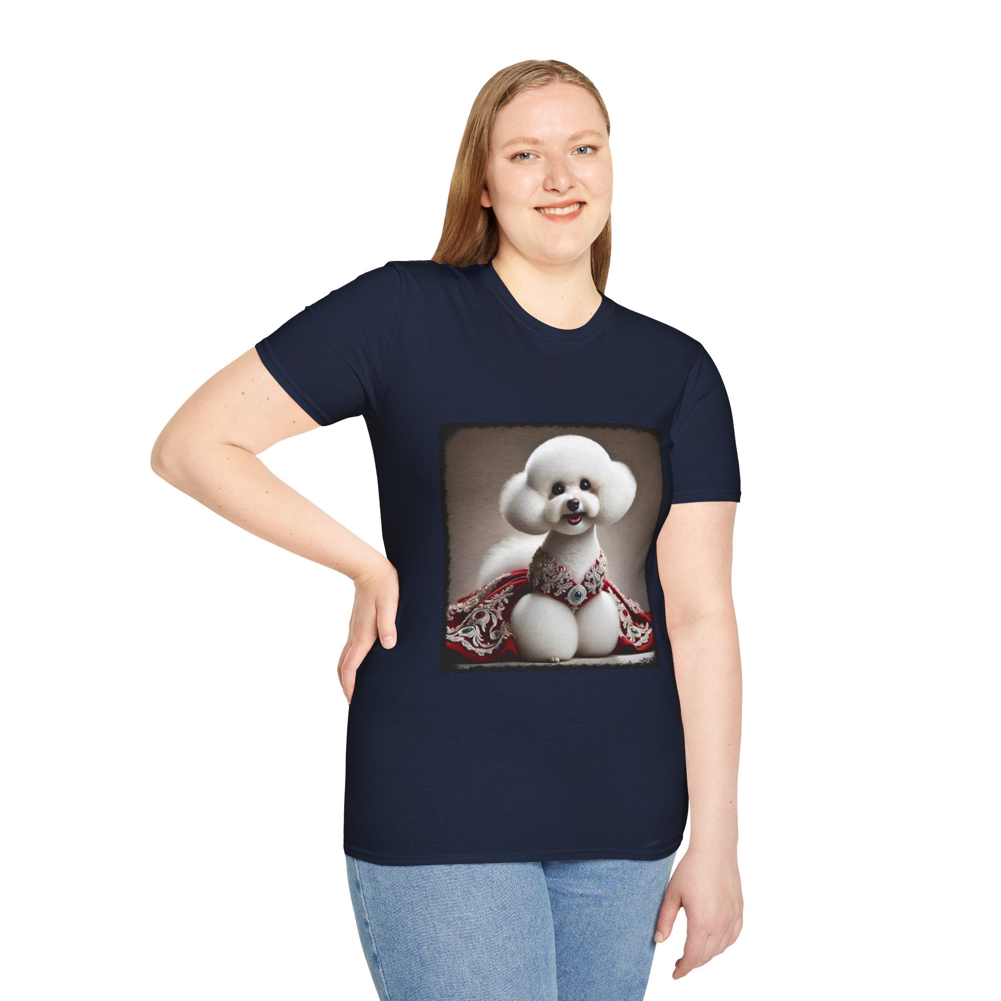 Bichon Frise Crimson Cutie | Unisex Dog T-Shirt