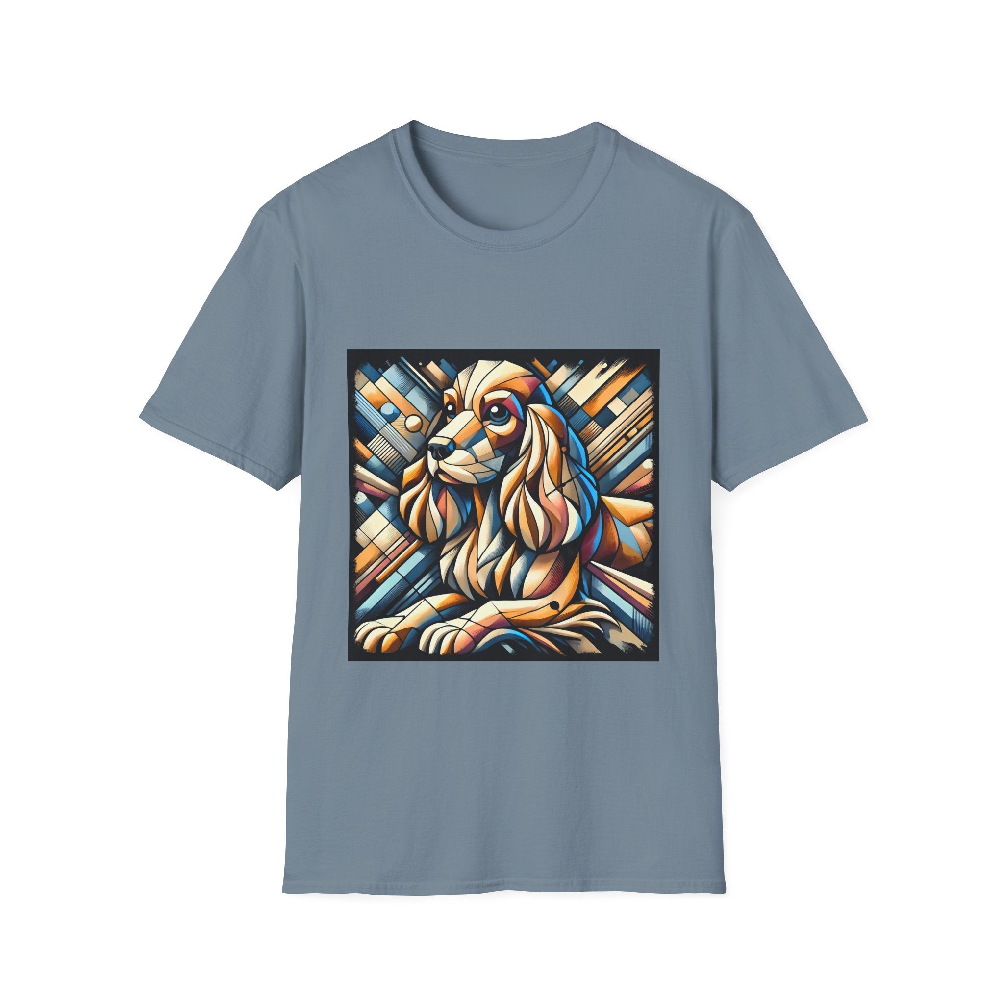 Cocker Spaniel Bold Geometric | Unisex Dog T-Shirt
