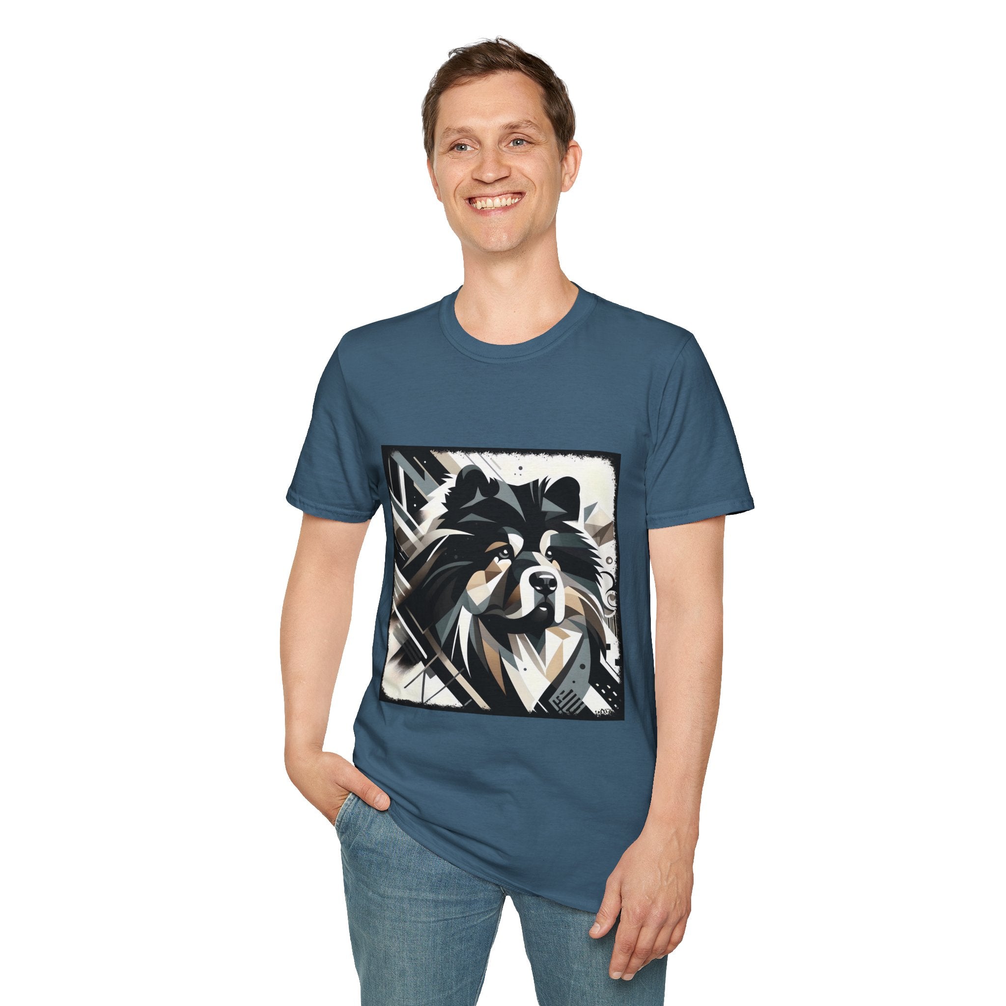 Chow Chow Bold Geometric | Unisex Dog T-Shirt