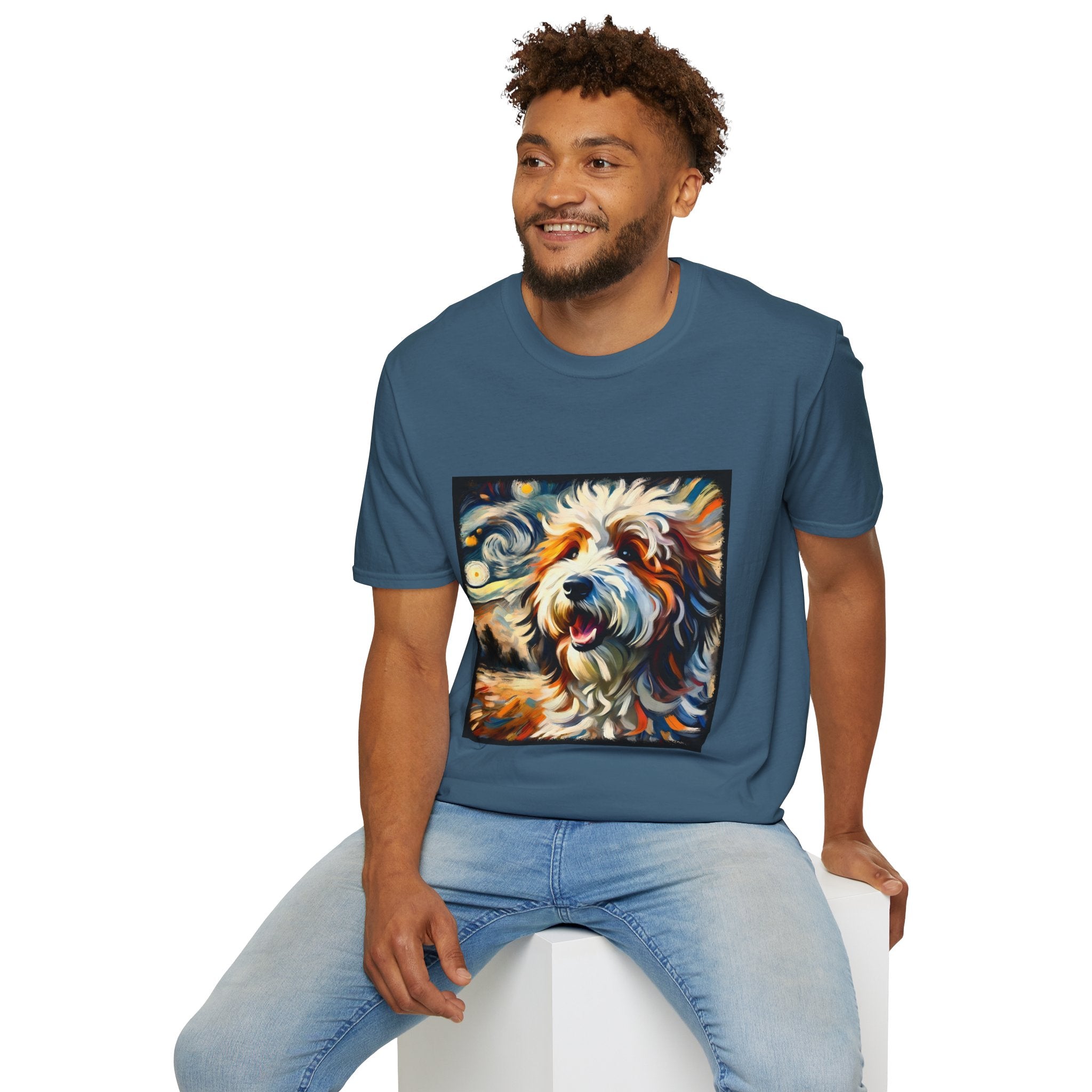Bernedoodle Vivid Swirl | Unisex Dog T-Shirt