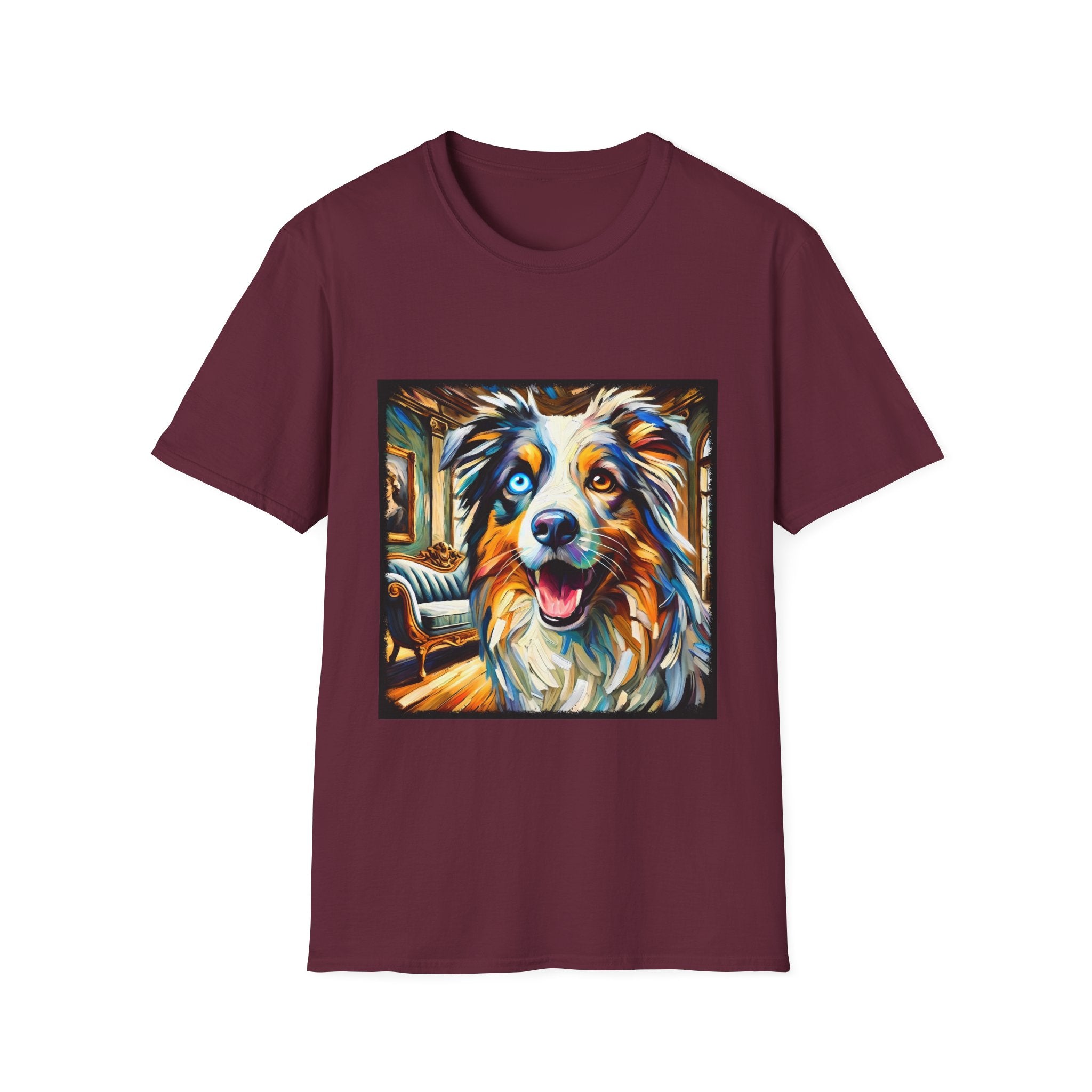Australian Shepherd Blissful Swirl | Unisex Dog T-Shirt