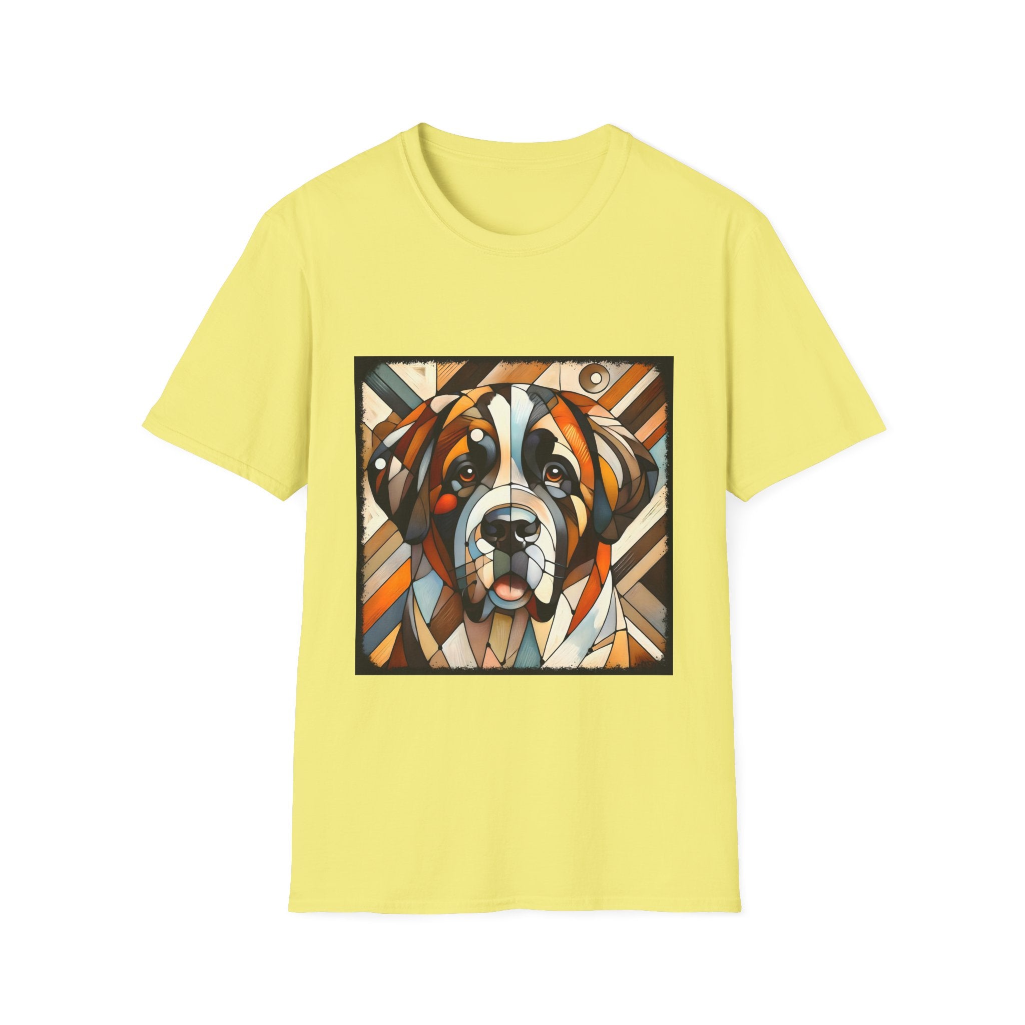 Saint Bernard Bold Geometric | Unisex Dog T-Shirt