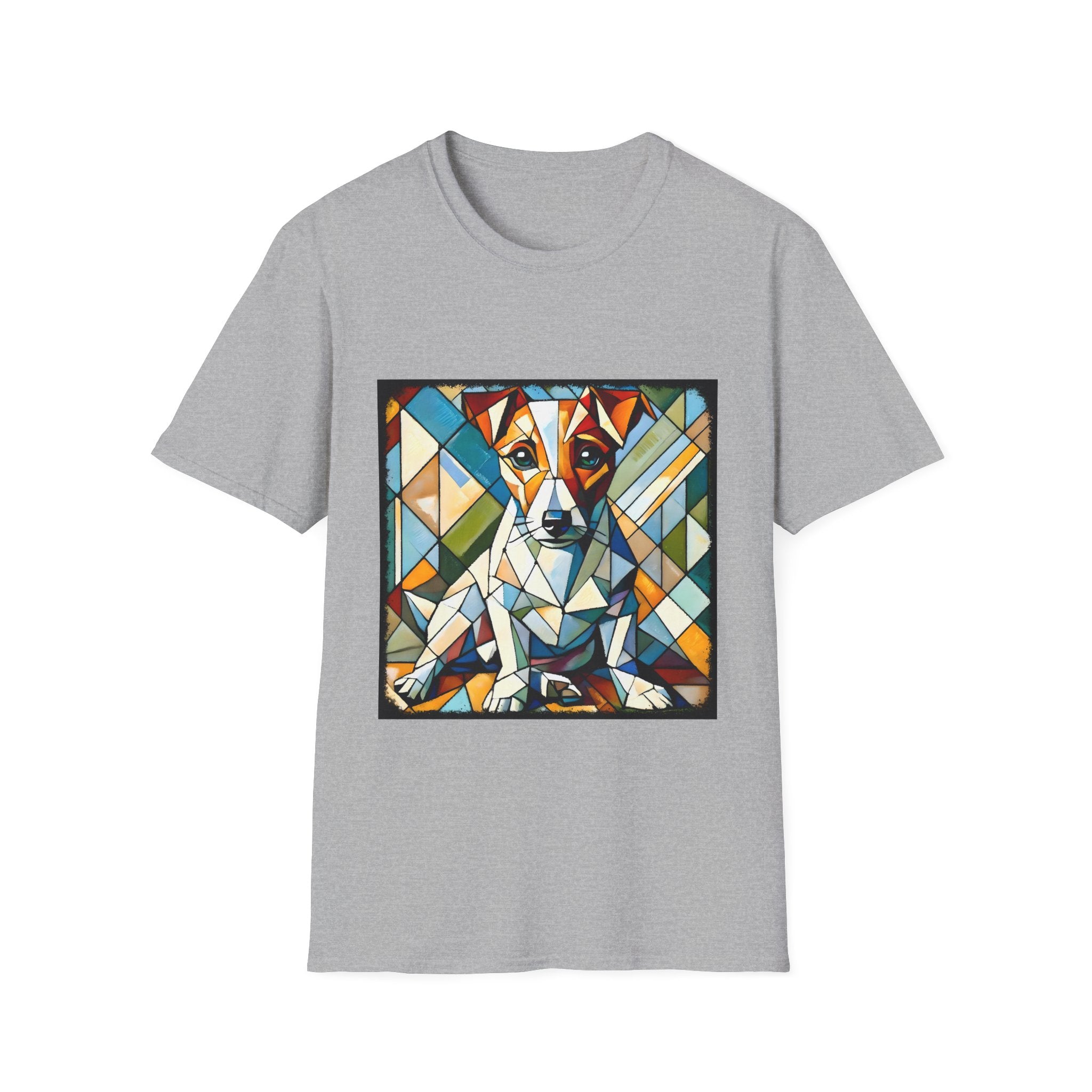 Jack Russell Terrier Bold Geometric | Unisex Dog T-Shirt