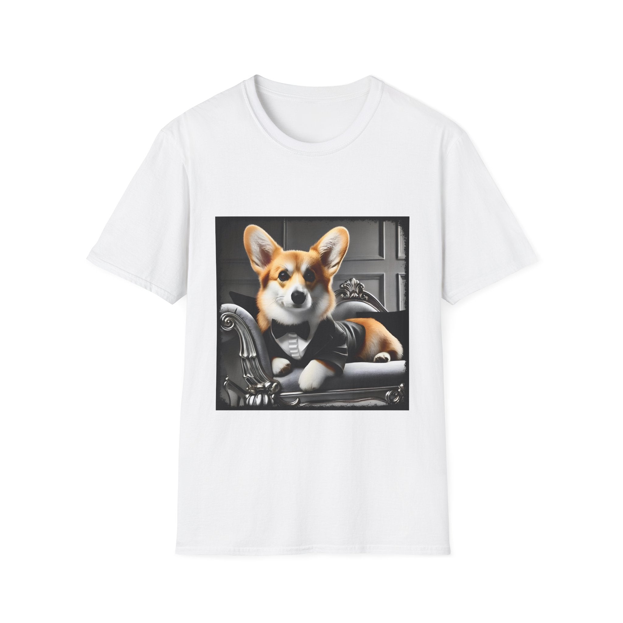 Pembroke Welsh Corgi Tux Luxe | Unisex Dog T-Shirt