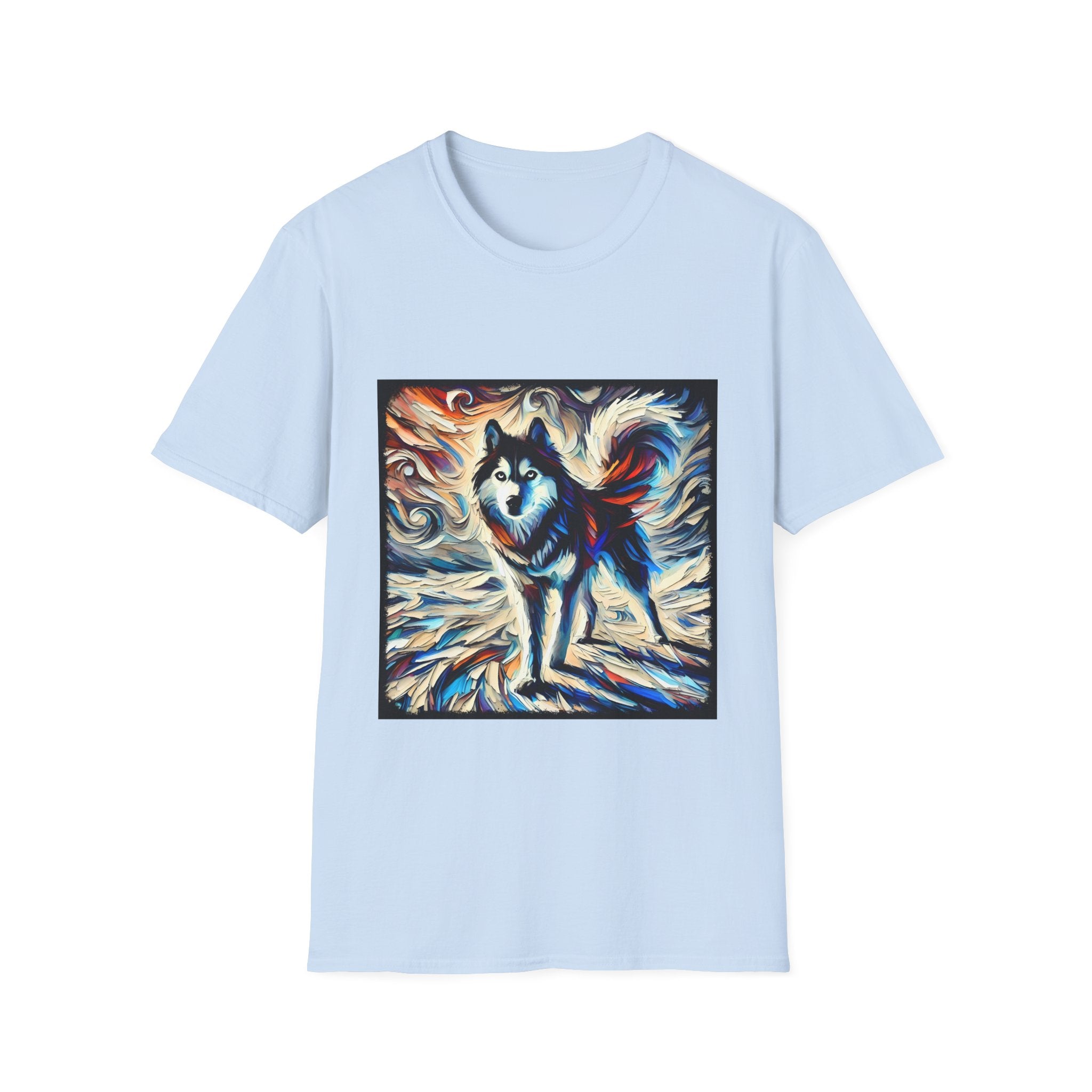 Siberian Husky Vivid Dream Swirl | Unisex Dog T-Shirt