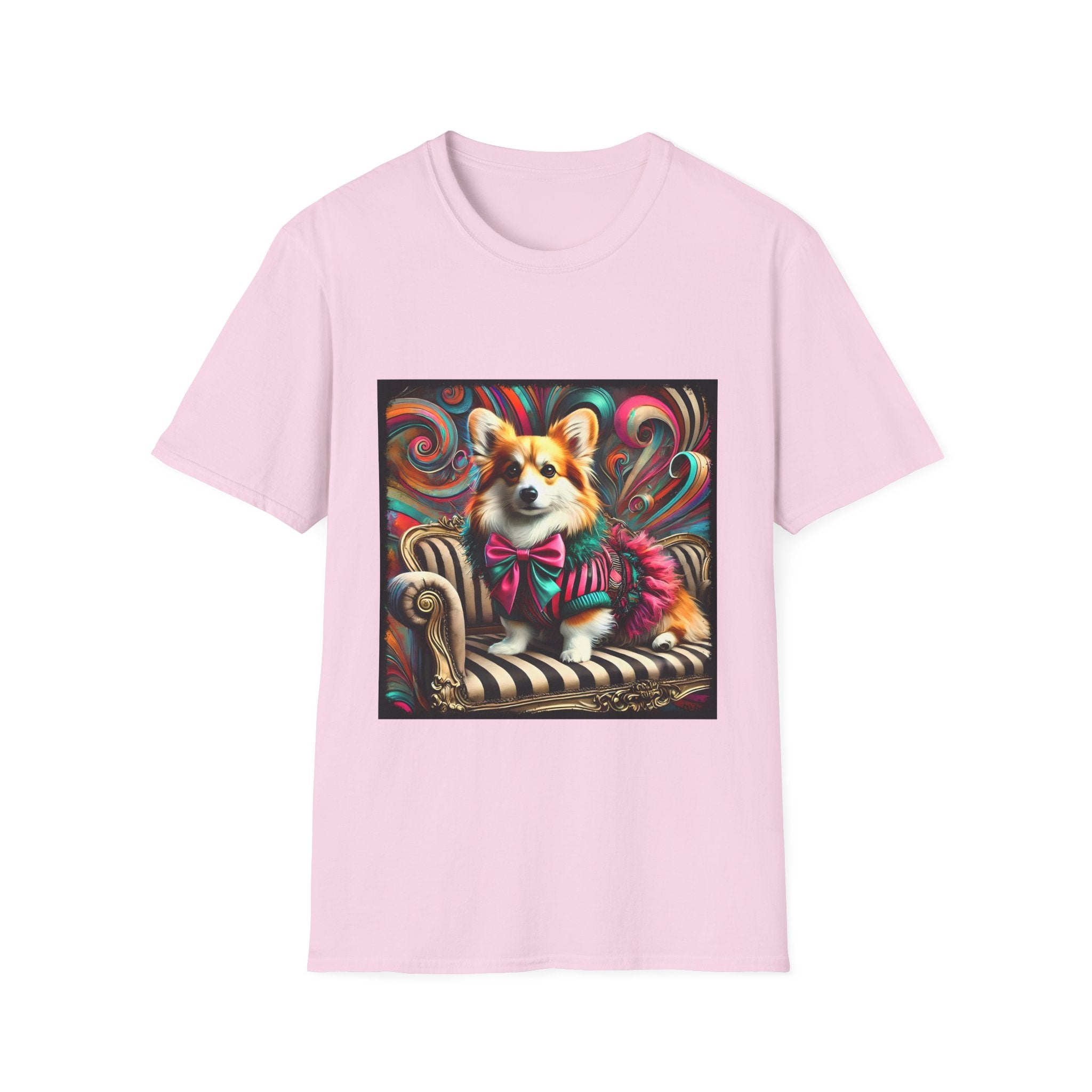 Pembroke Welsh Corgi Chic Rocker | Unisex Dog T-Shirt