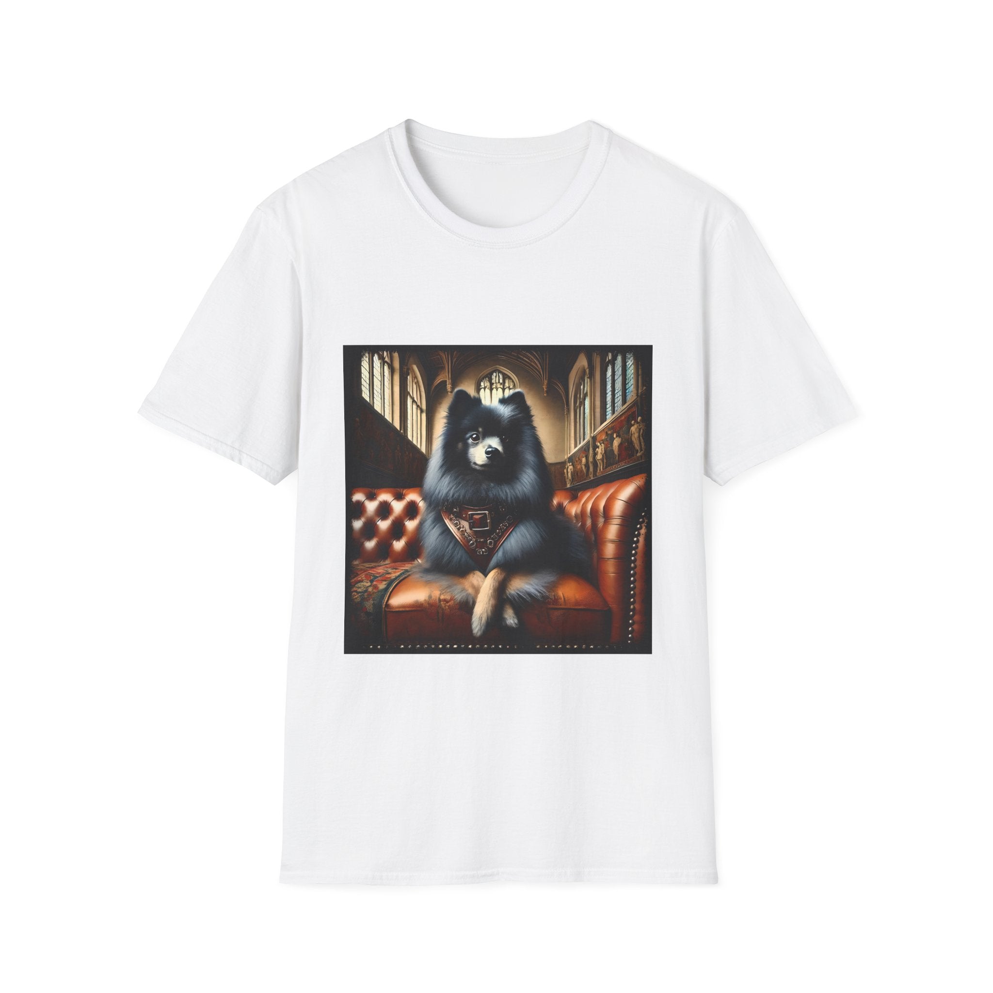 Pomeranian Poised Prince | Unisex Dog T-Shirt