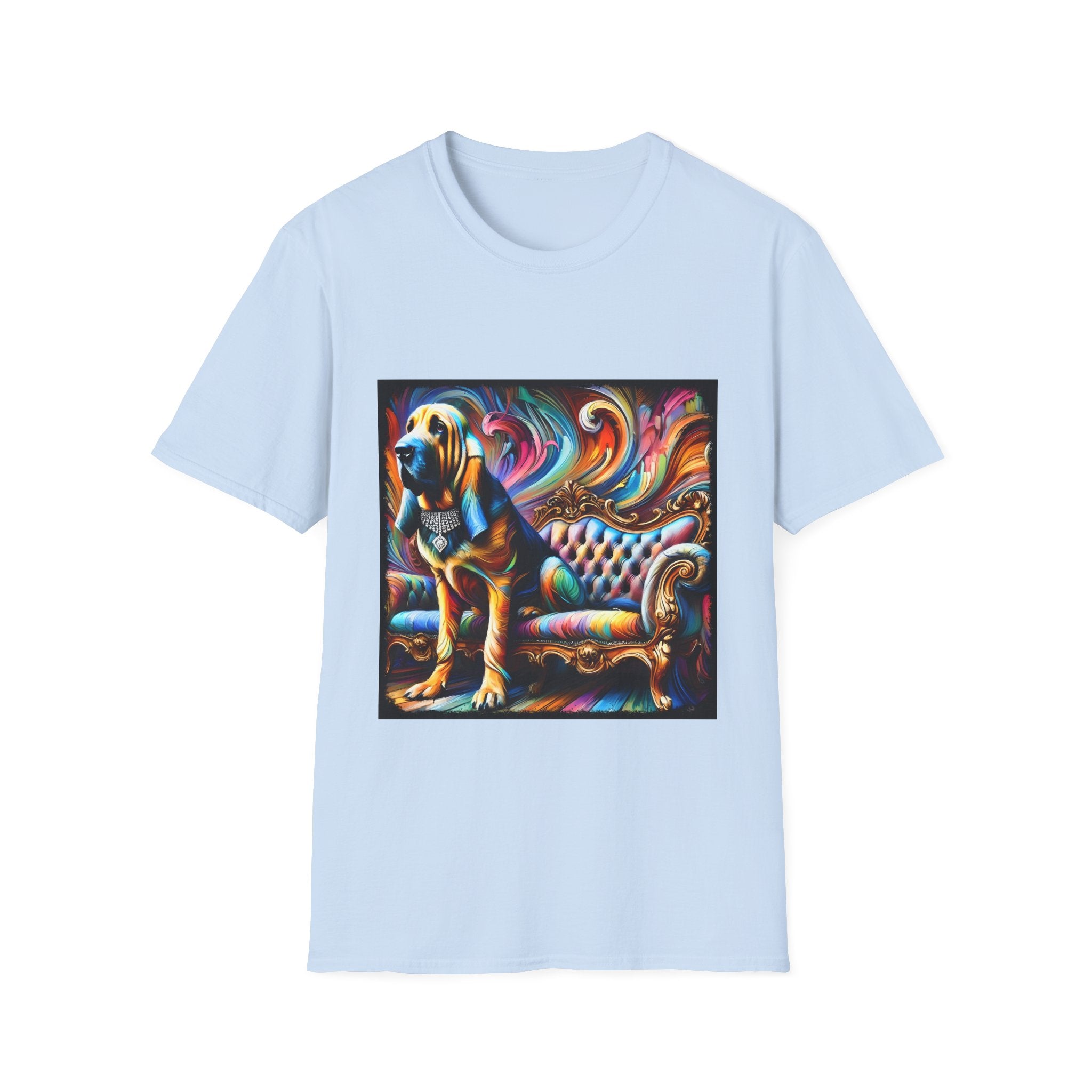 Bloodhound Vivid Swirl | Unisex Dog T-Shirt