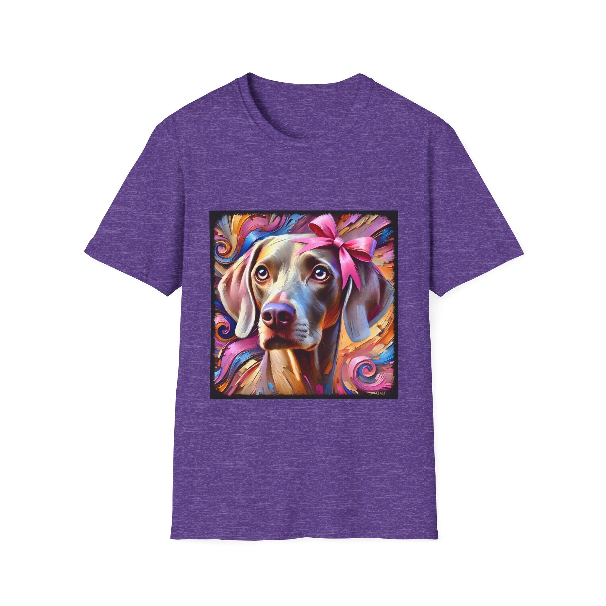 Weimaraner Textured Classic | Unisex Dog T-Shirt