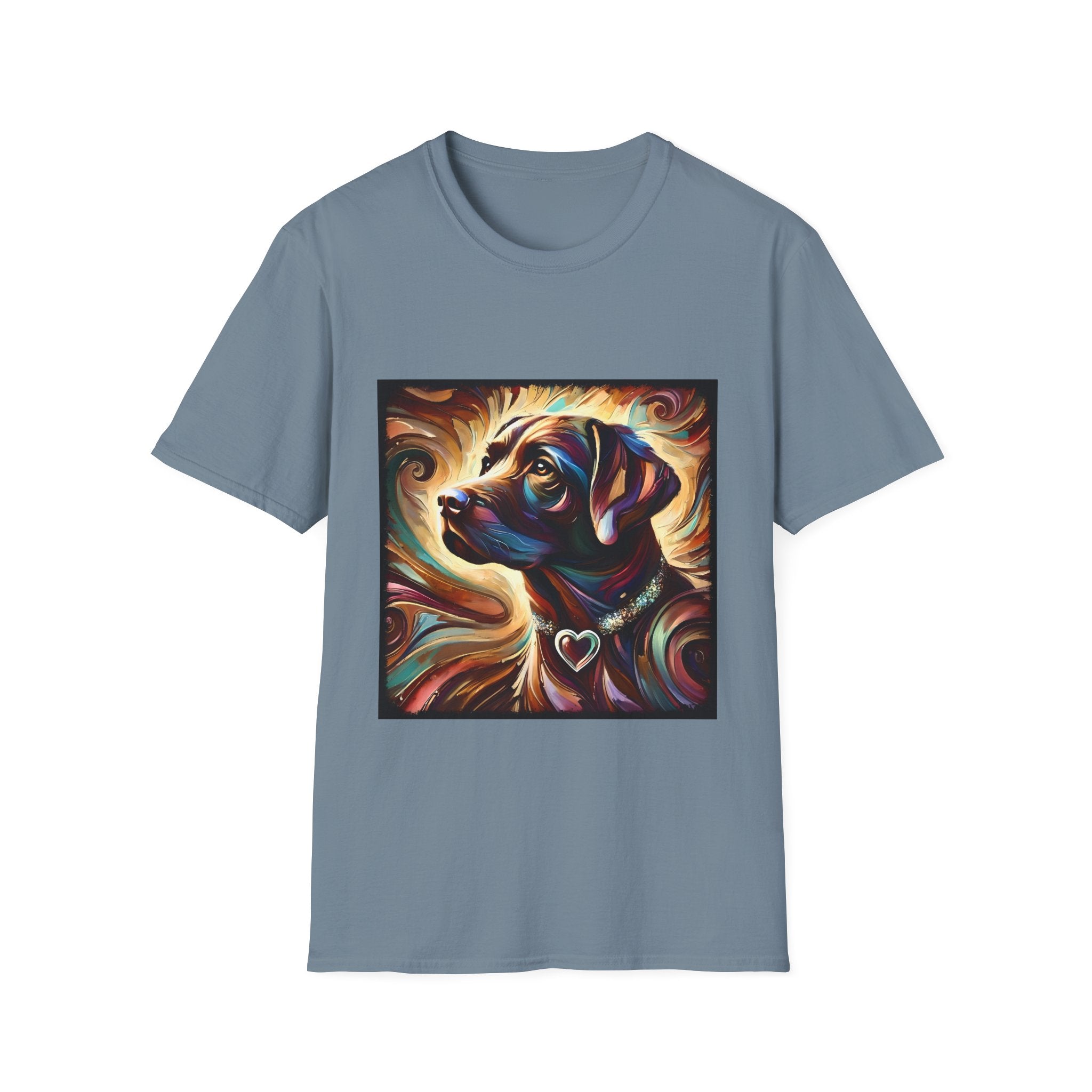 Labrador Retriever Warm Heart Swirl | Unisex Dog T-Shirt
