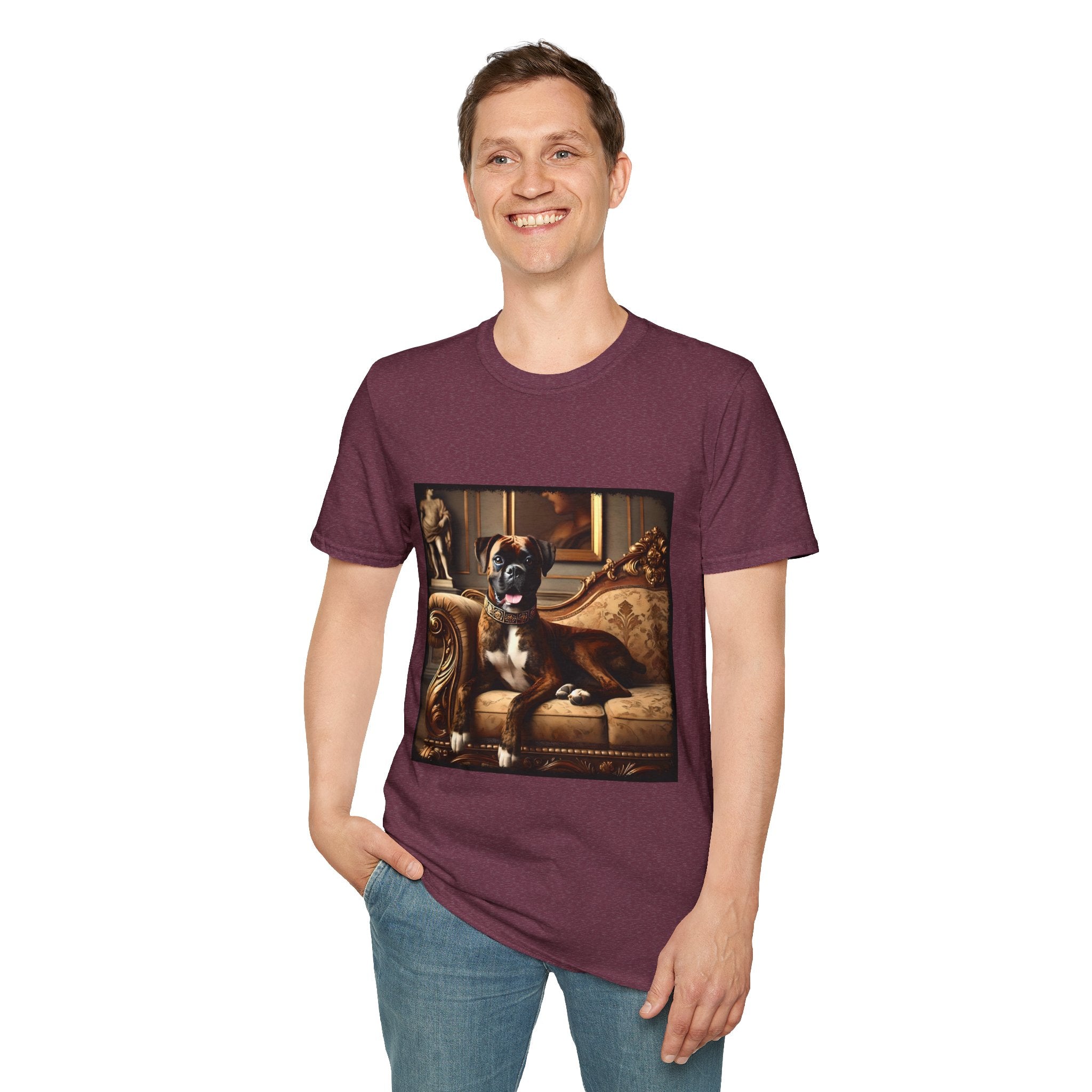 Boxer Joyful Noble | Unisex Dog T-Shirt