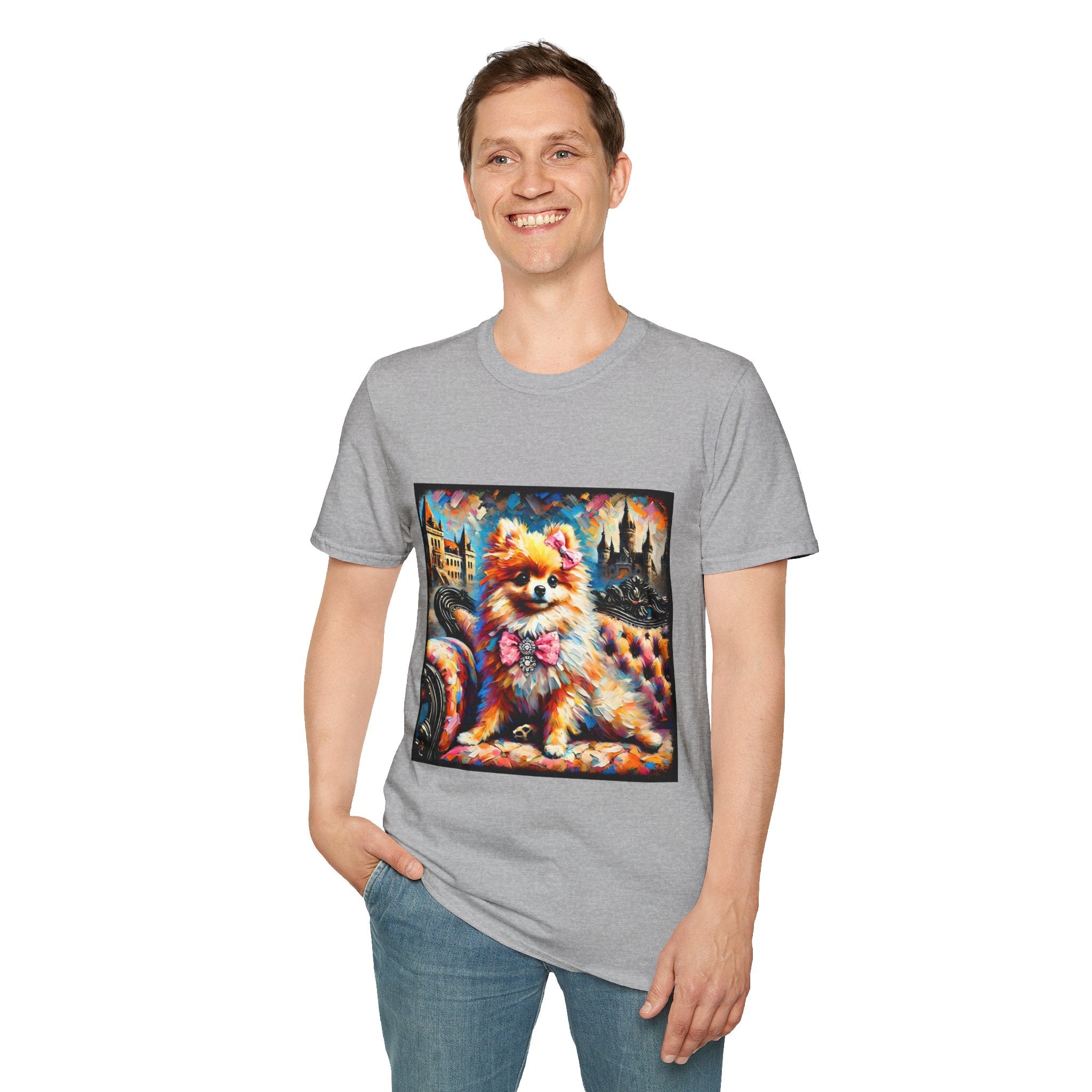 Pomeranian Diamond Princess Classic  | Unisex Dog T-Shirt
