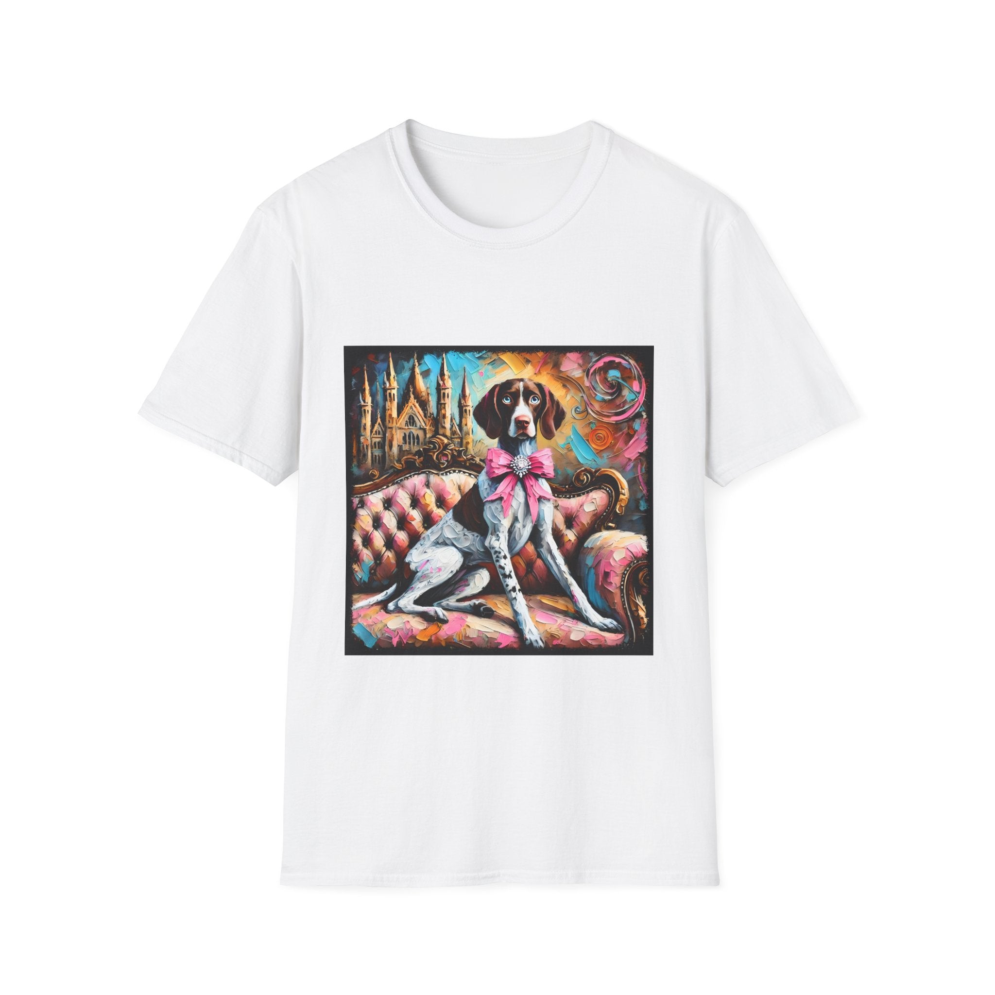 German Shorthaired Pointer Diamond Princess Classic | Unisex Dog T-Shirt