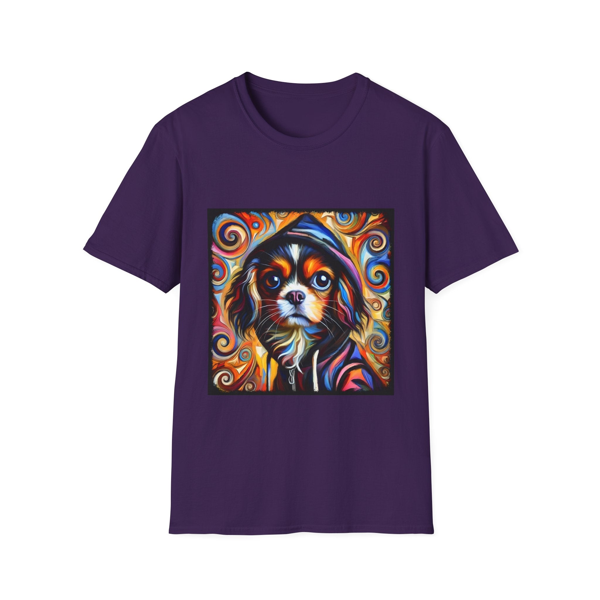 Cavalier King Charles Spaniel Relaxed Swirl | Unisex Dog T-Shirt