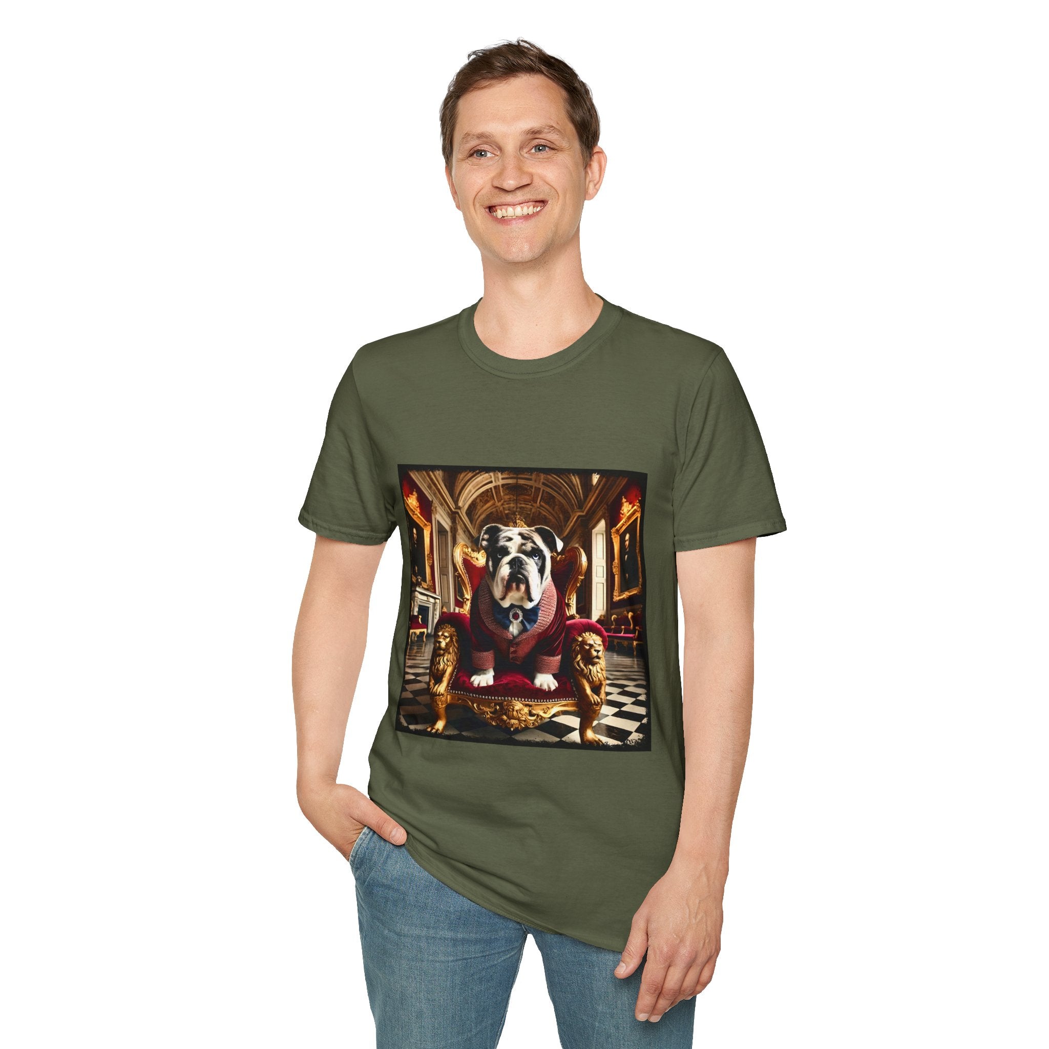 Bulldog Crimson King | Unisex Dog T-Shirt