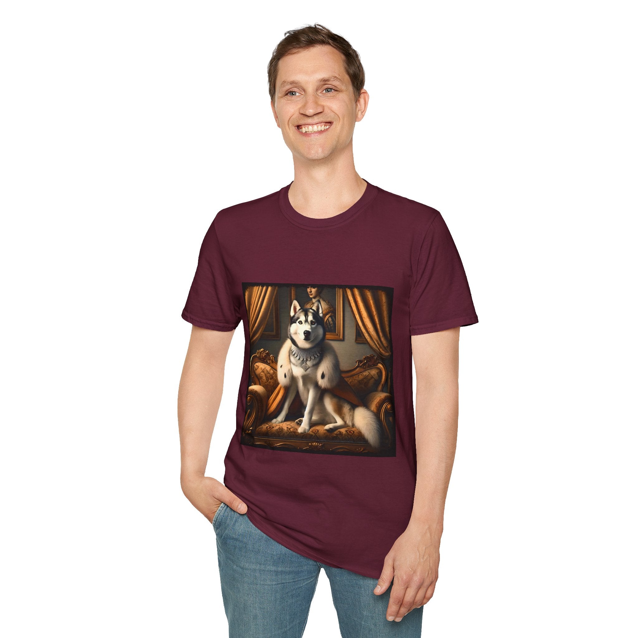 Siberian Husky Diamond Princess | Unisex Dog T-Shirt